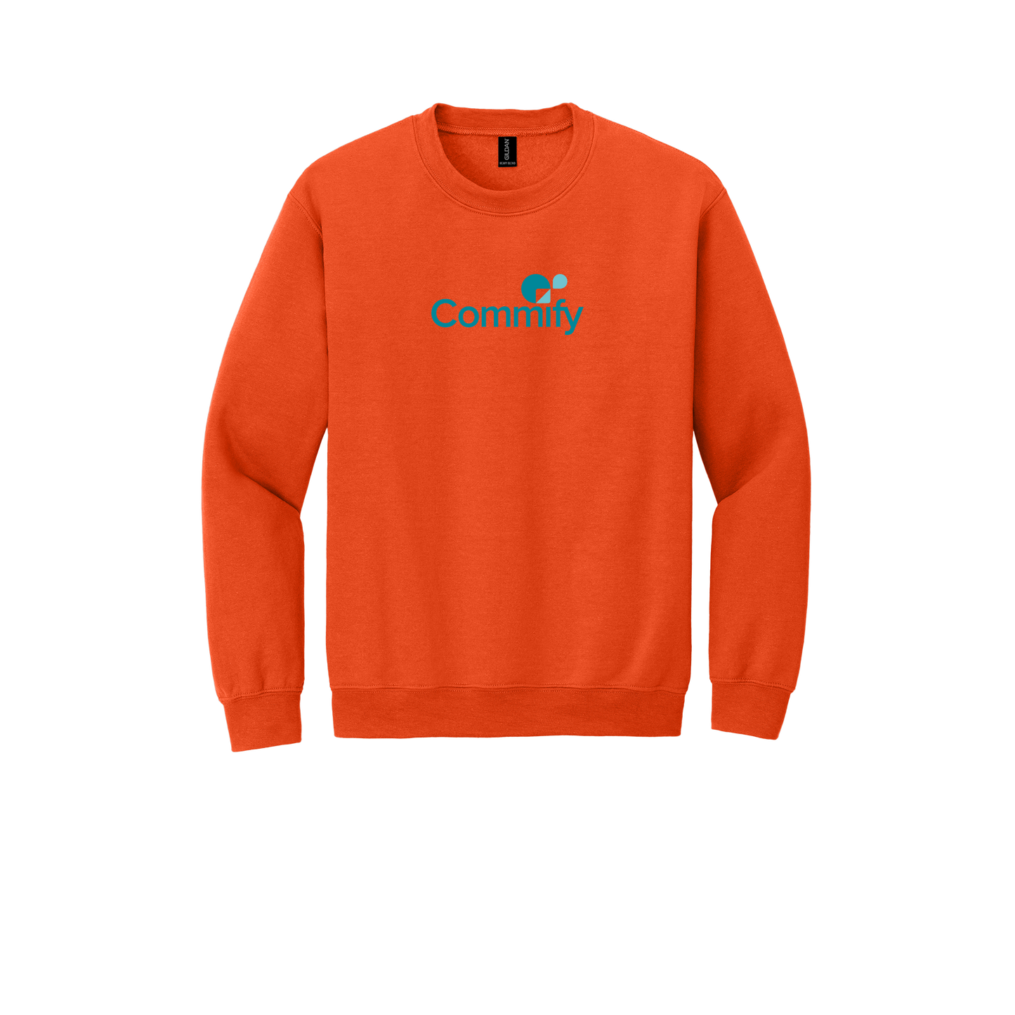commify-comfort-crewneck-dtf-front-18000-orange-flat-front