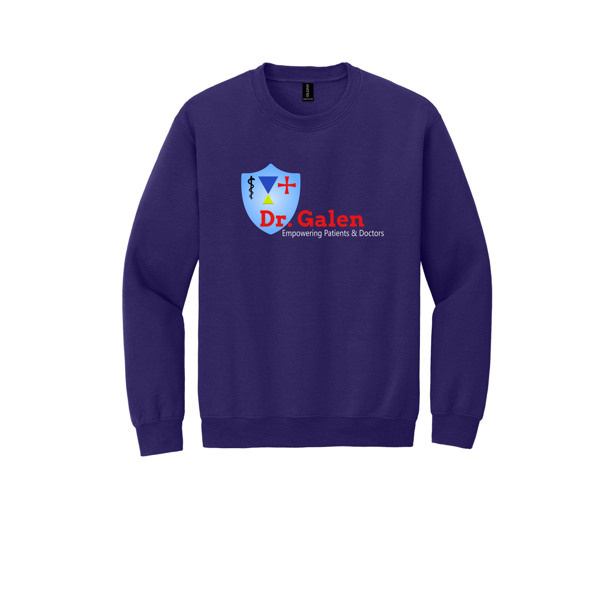 drgalen-clinic-comfort-crewneck-dtf-front-18000-purple-flat-front