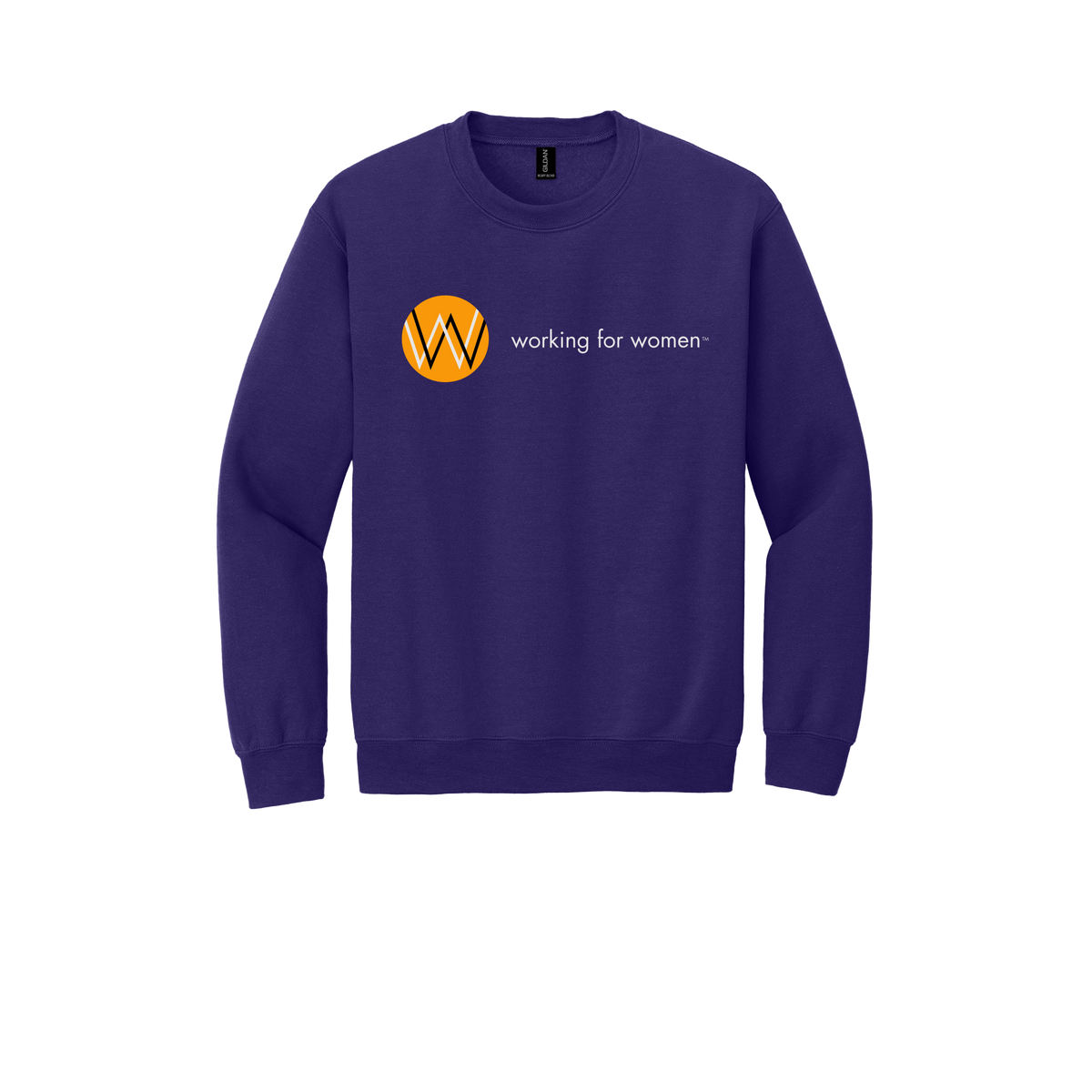 workingforwomen-comfort-crewneck-dtf-front-18000-purple-flat-front
