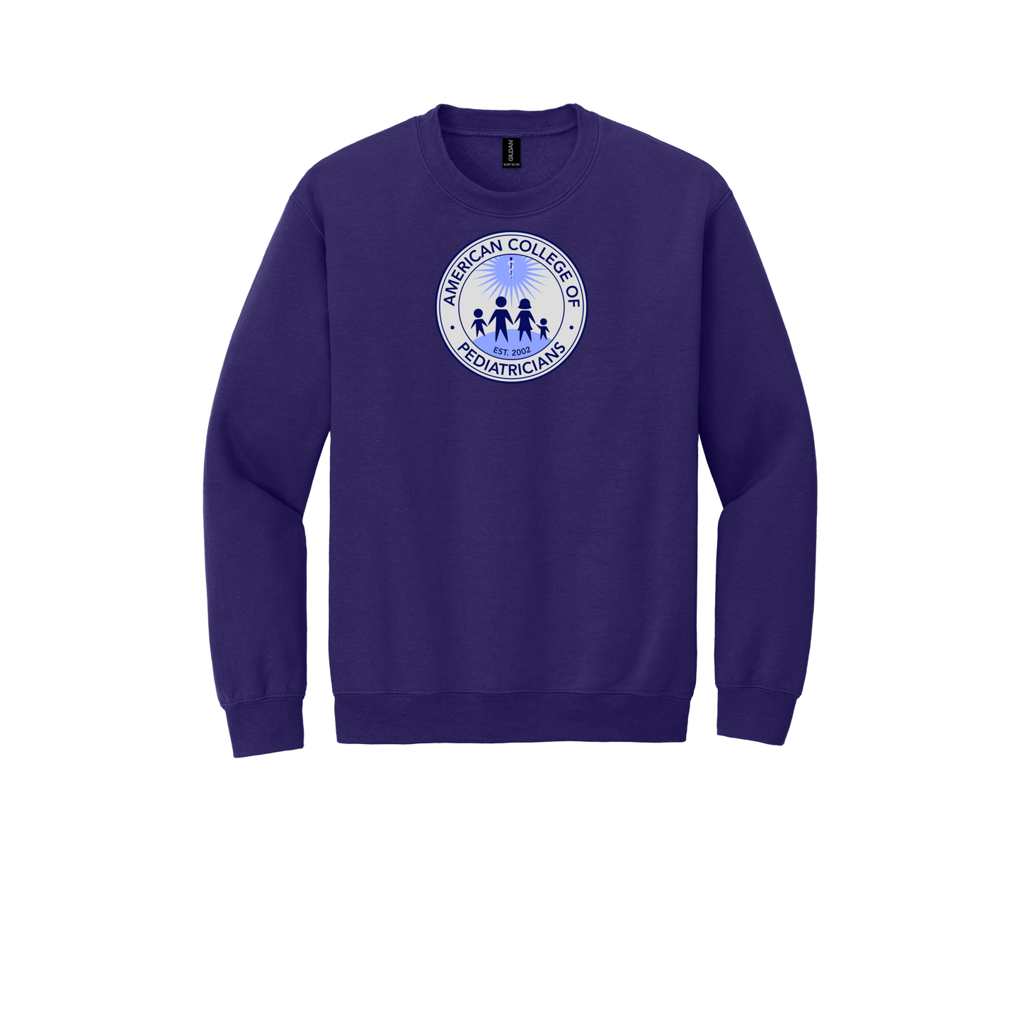 acpeds-clinic-comfort-crewneck-dtf-front-18000-purple-flat-front