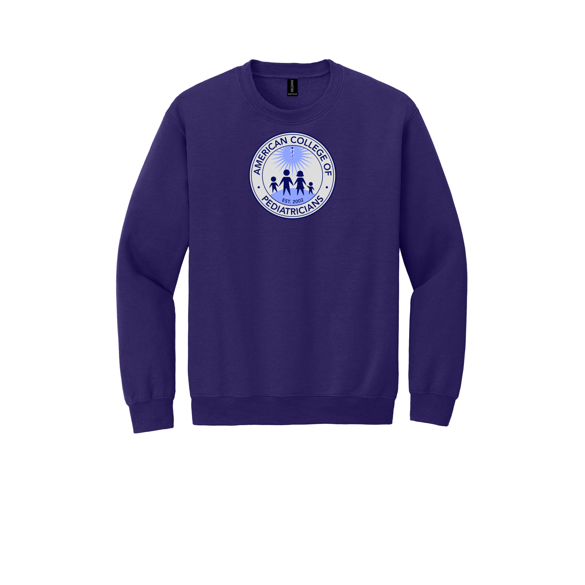 acpeds-clinic-comfort-crewneck-dtf-front-18000-purple-flat-front