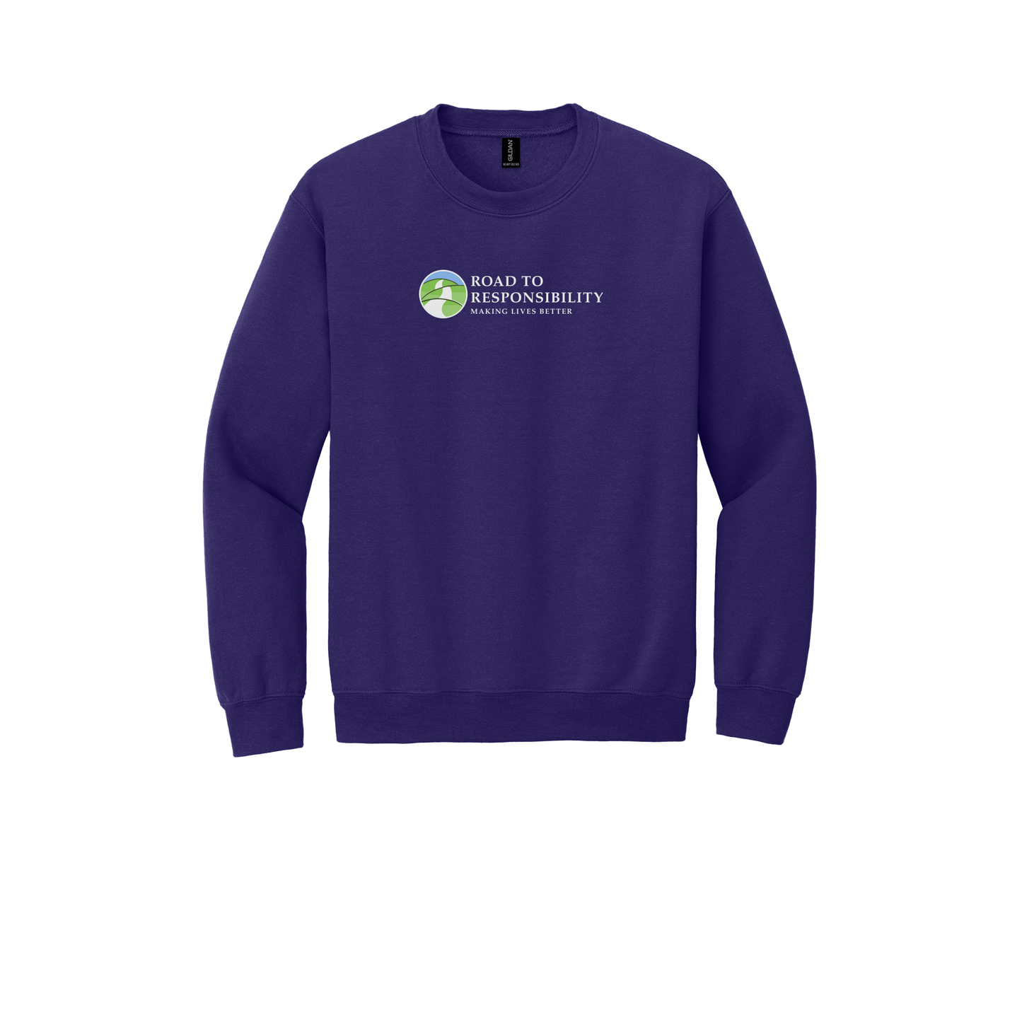 roadtoresponsibility-comfort-crewneck-dtf-front-18000-purple-flat-front