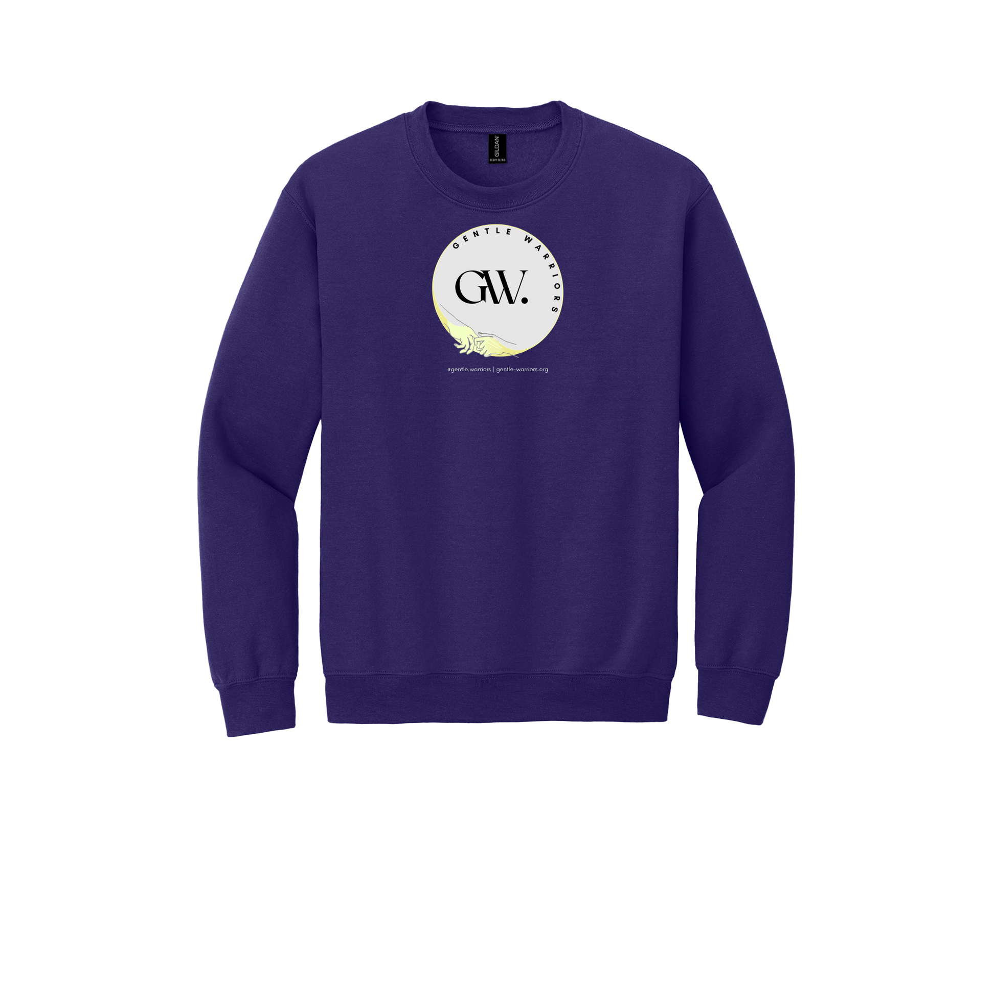 gentle-warriors-comfort-crewneck-dtf-front-18000-purple-flat-front