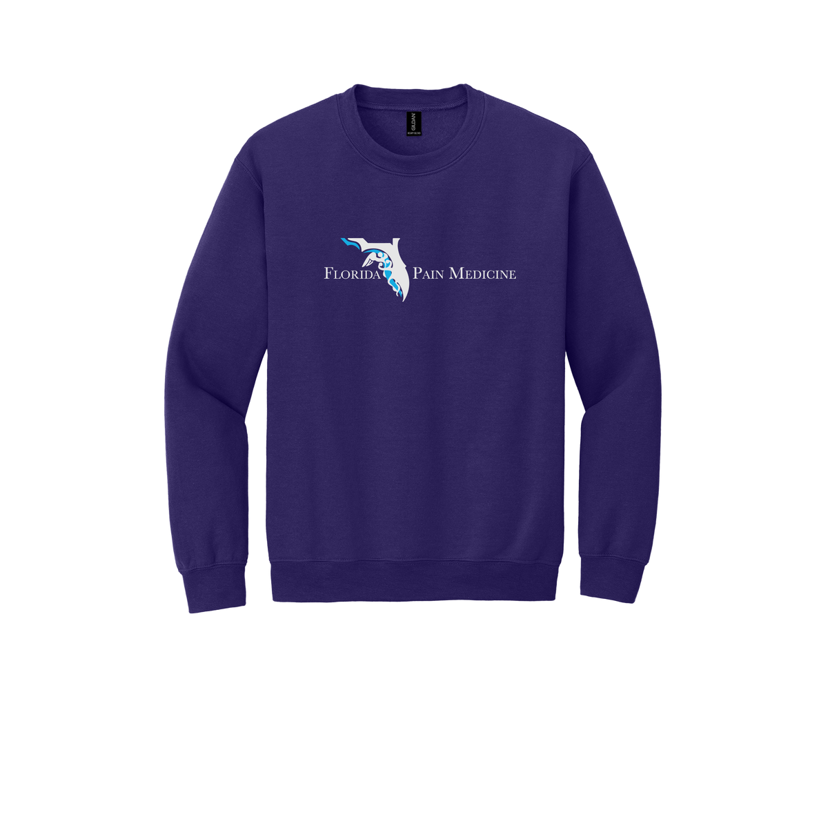floridapainmedicine-clinic-comfort-crewneck-dtf-front-18000-purple-flat-front