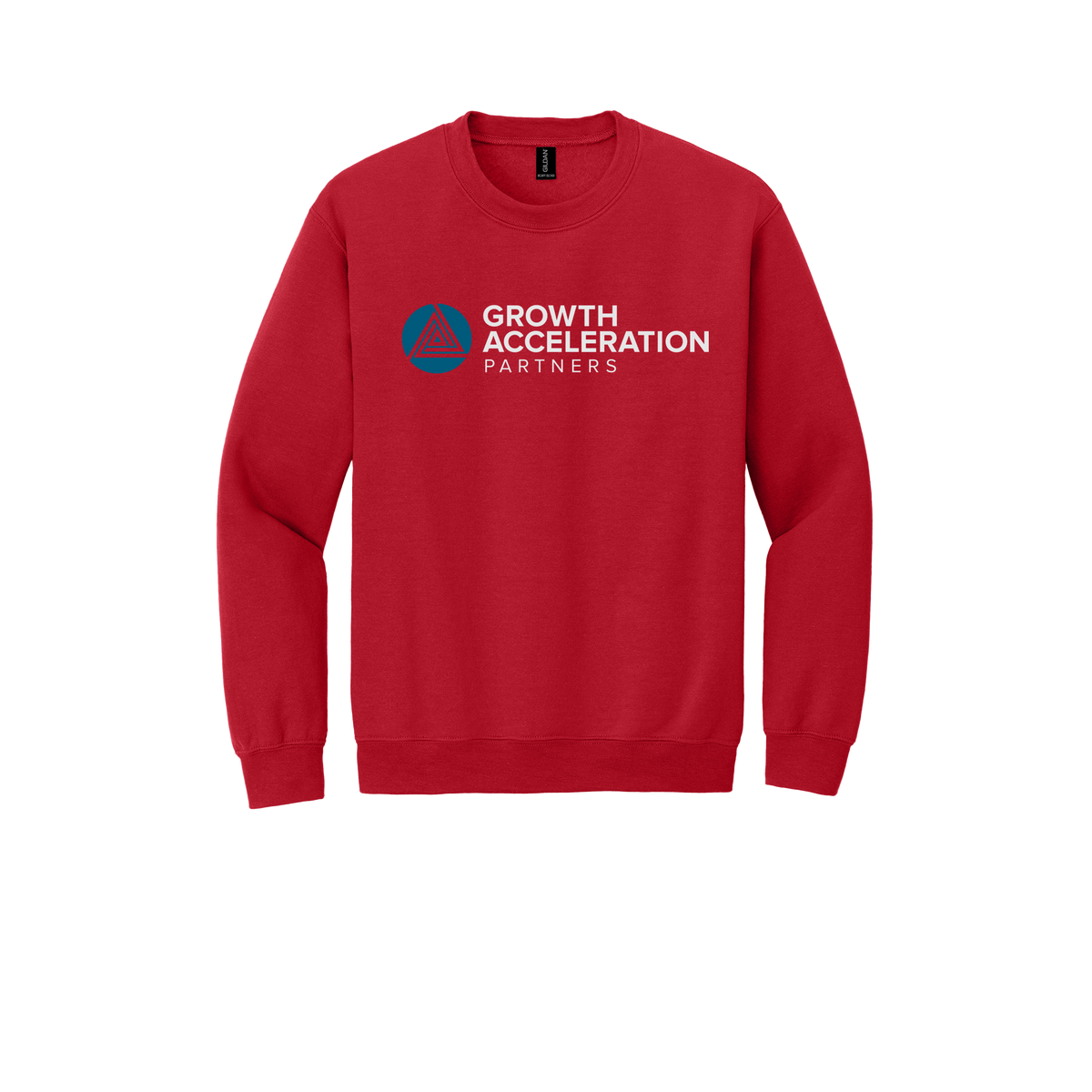 growthaccelerationpartners-comfort-crewneck-dtf-front-18000-red-flat-front