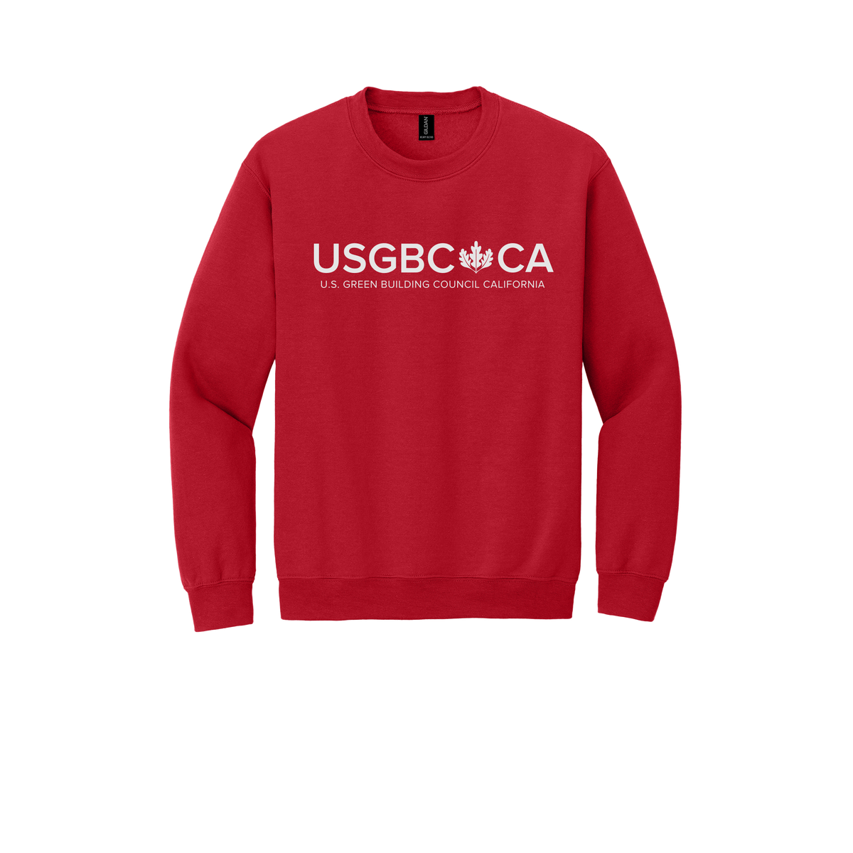 usgbc-ca-comfort-crewneck-dtf-front-18000-red-flat-front