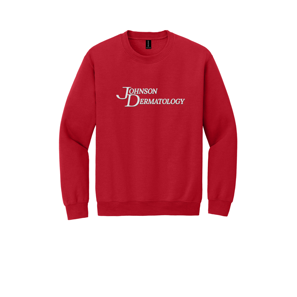 johnsondermatology-clinic-comfort-crewneck-dtf-front-18000-red-flat-front