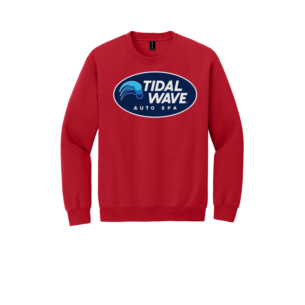 tidalwaveautospa-comfort-crewneck-dtf-front-18000-red-flat-front
