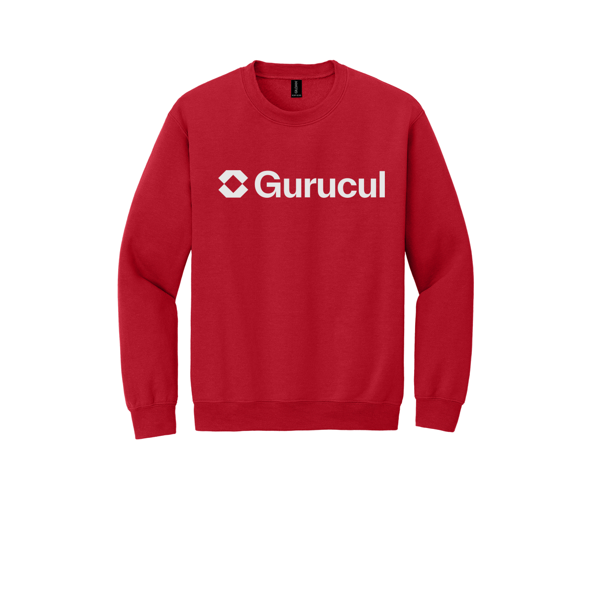 gurucul-comfort-crewneck-dtf-front-18000-red-flat-front