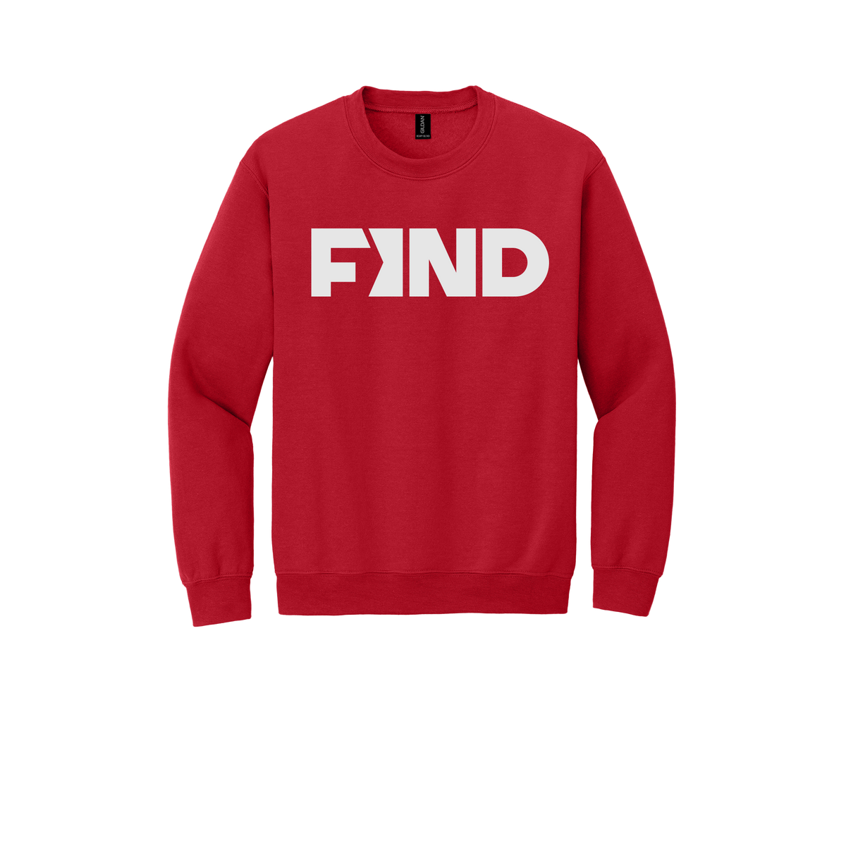 findrealestate-comfort-crewneck-dtf-front-18000-red-flat-front