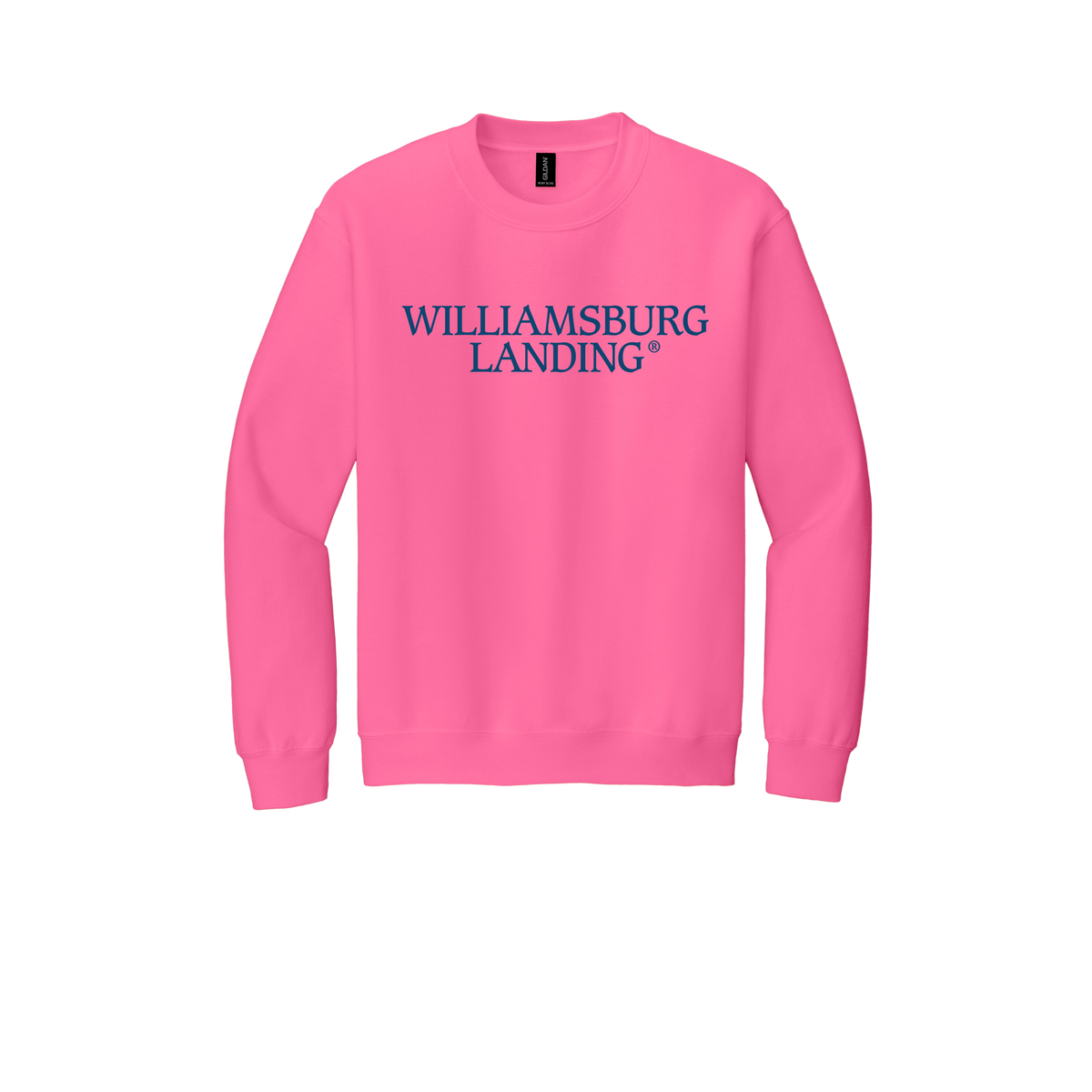 williamsburglanding-comfort-crewneck-dtf-front-18000-safetypink-flat-front