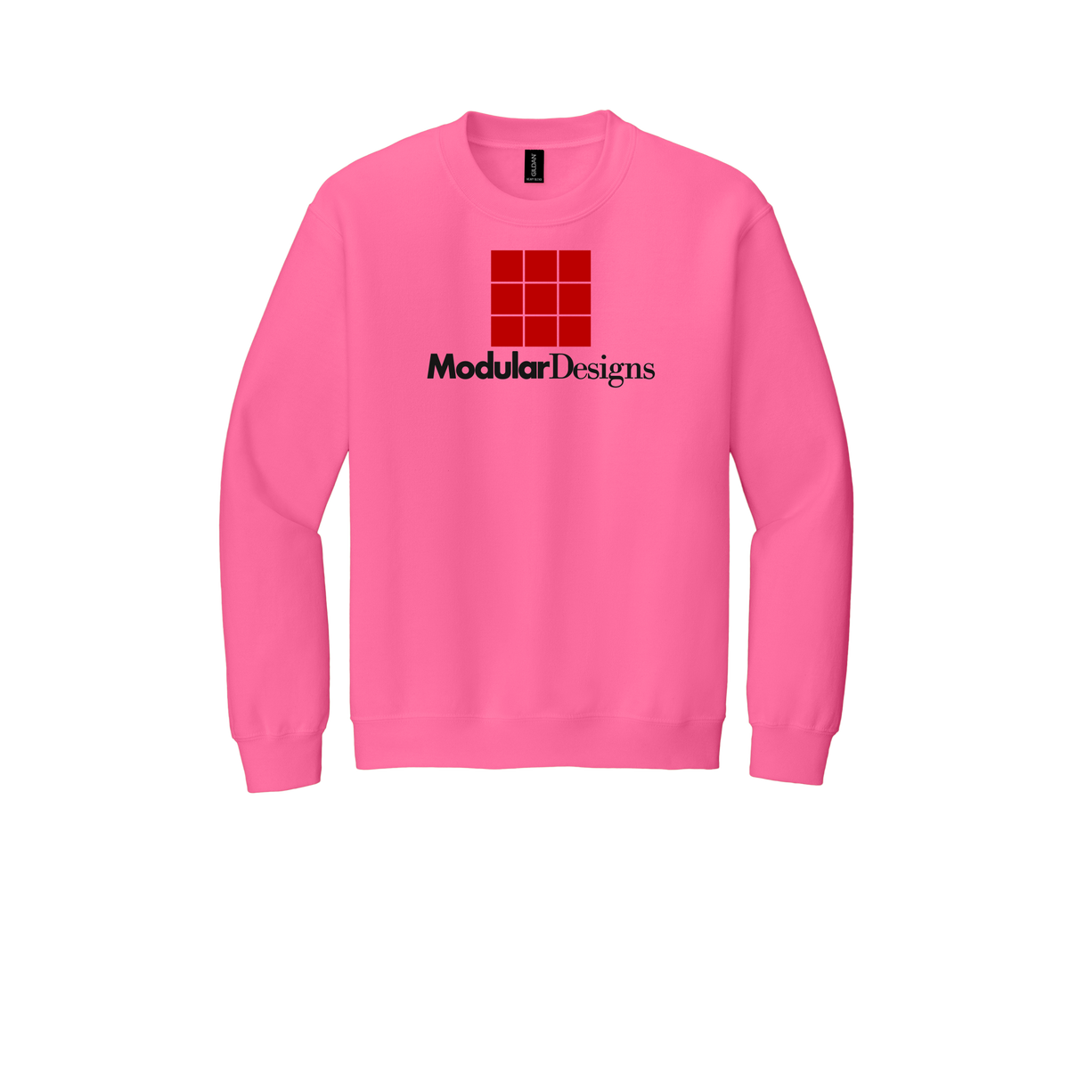 modulardesignsflooring-comfort-crewneck-dtf-front-18000-safetypink-flat-front