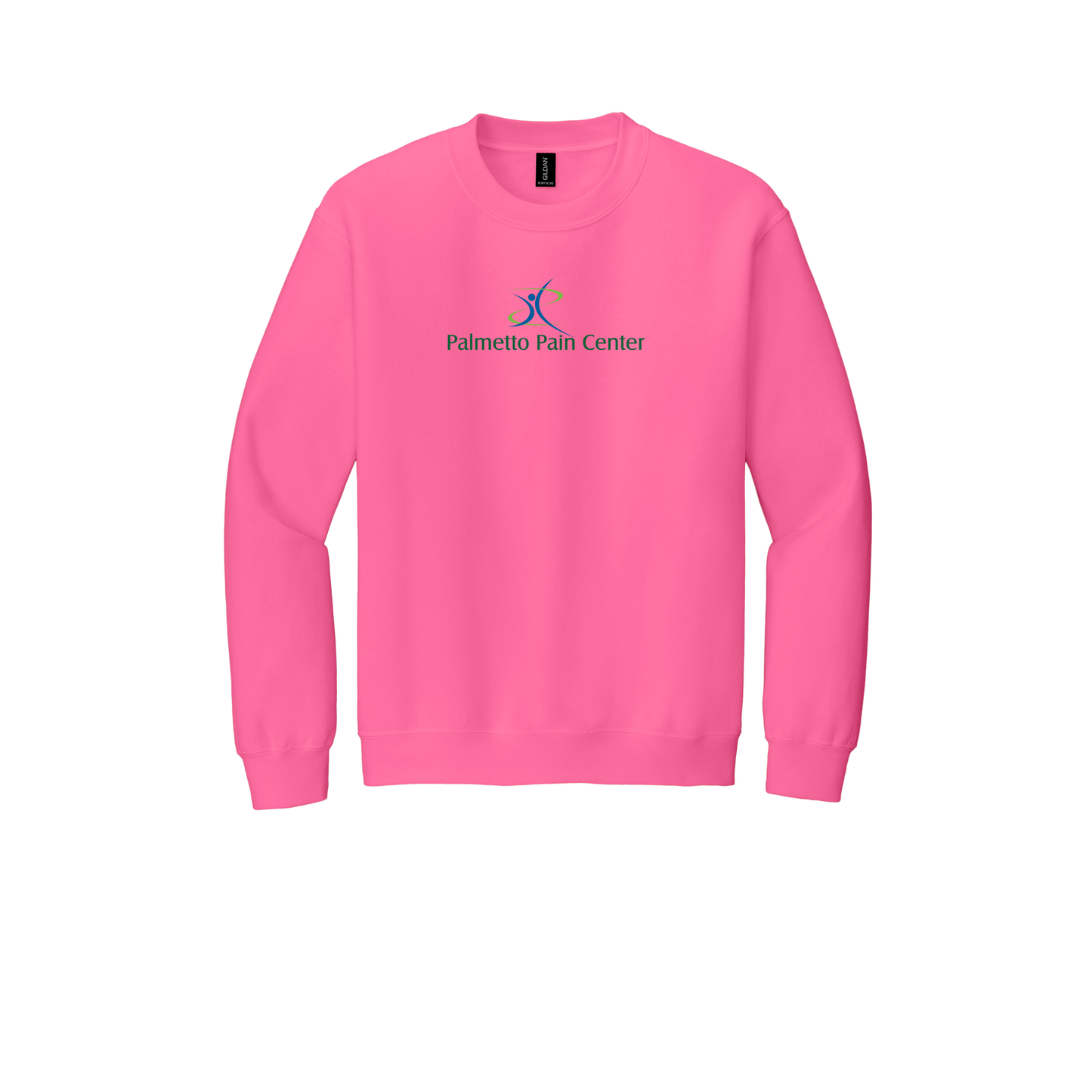 palmetto-pain-center-clinic-comfort-crewneck-dtf-front-18000-safetypink-flat-front