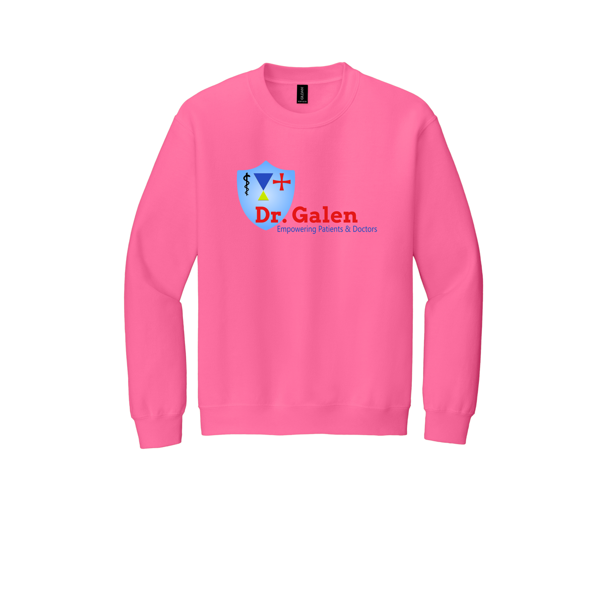 drgalen-clinic-comfort-crewneck-dtf-front-18000-safetypink-flat-front