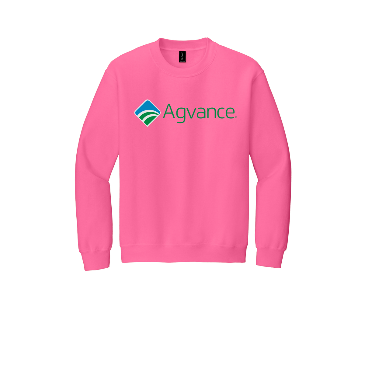 agvance-comfort-crewneck-dtf-front-18000-safetypink-flat-front