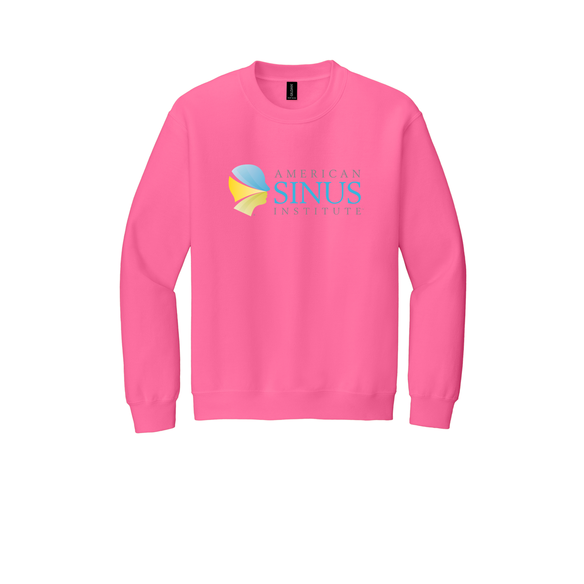 americansinus-clinic-comfort-crewneck-dtf-front-18000-safetypink-flat-front