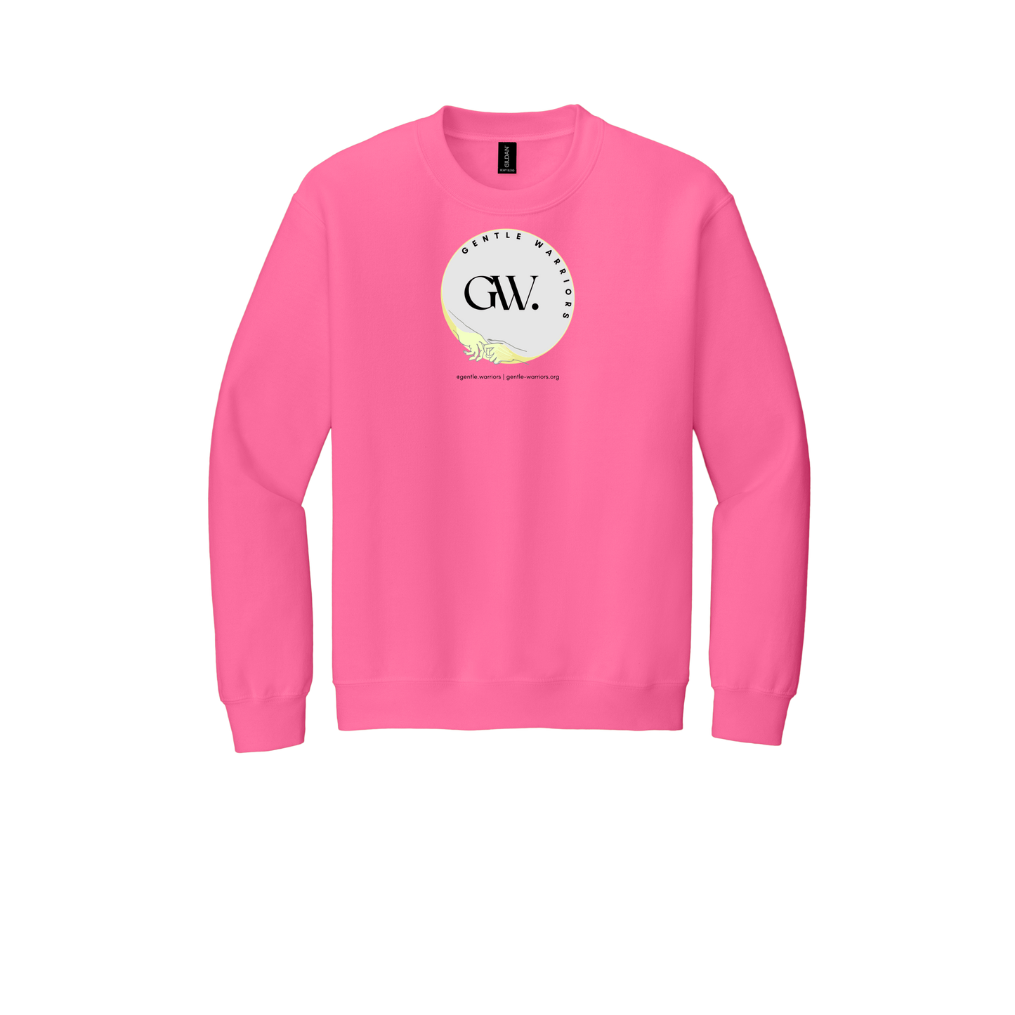 gentle-warriors-comfort-crewneck-dtf-front-18000-safetypink-flat-front