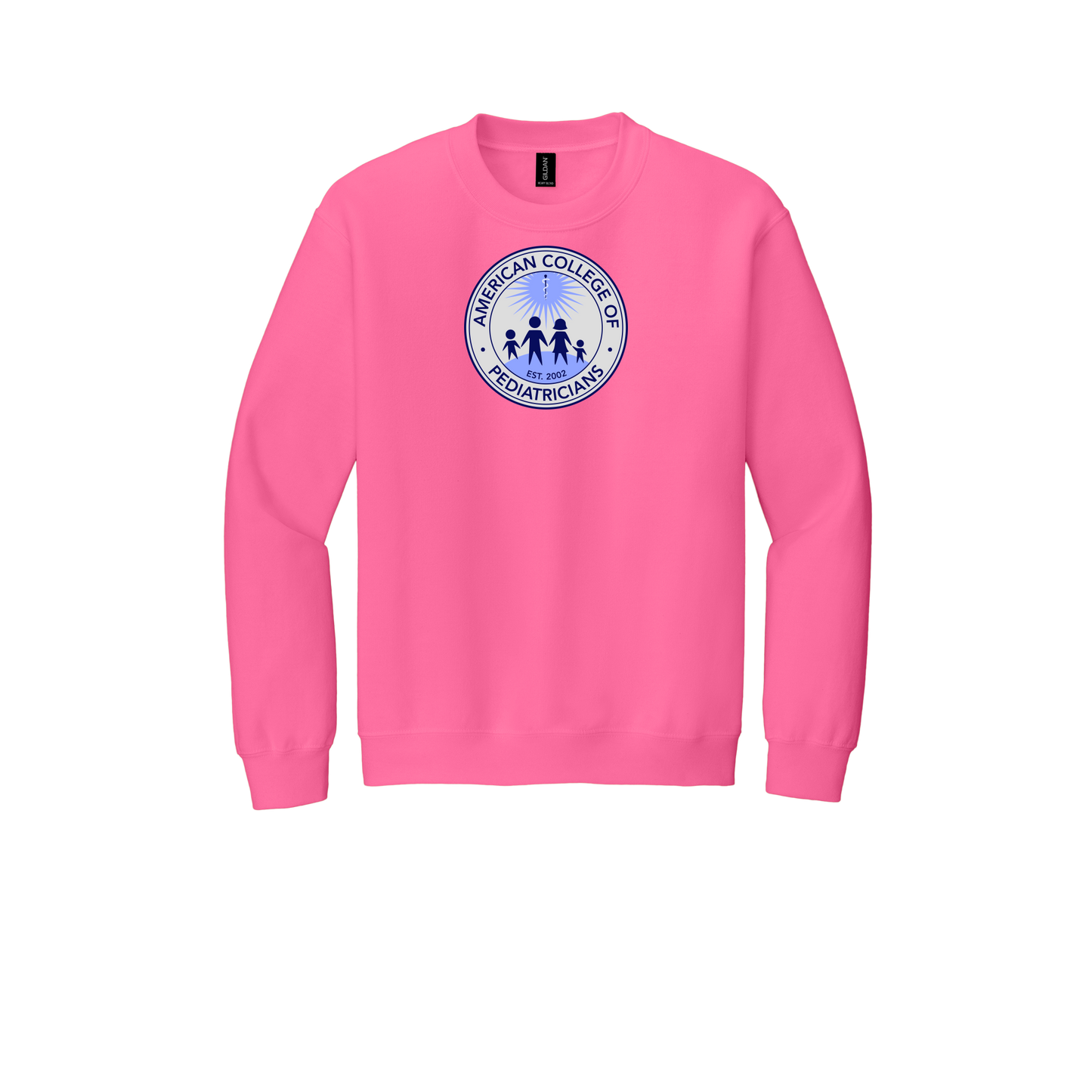 acpeds-clinic-comfort-crewneck-dtf-front-18000-safetypink-flat-front