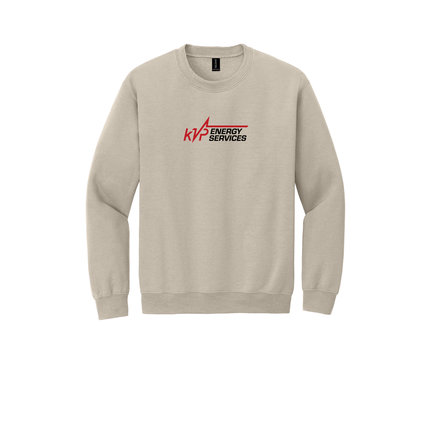 kvpenergy-comfort-crewneck-dtf-front-18000-sand-flat-front