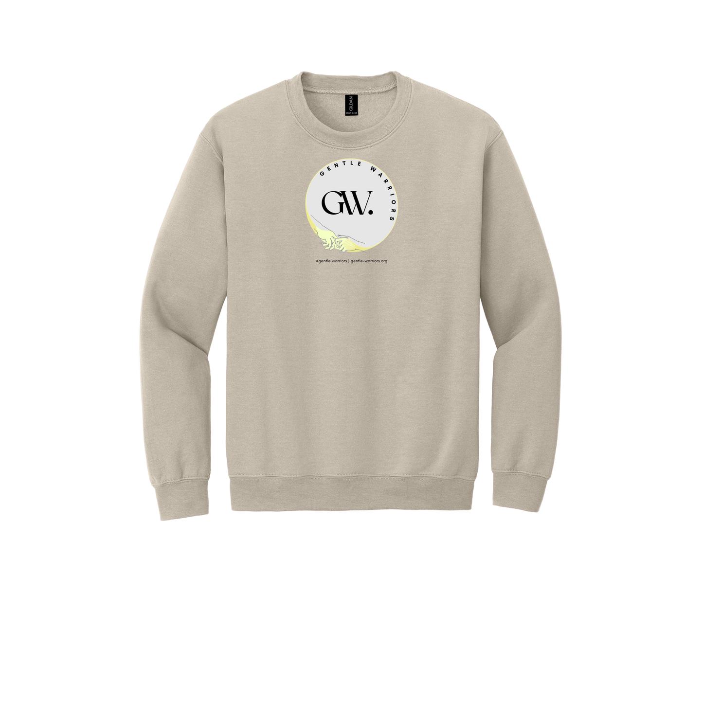 gentle-warriors-comfort-crewneck-dtf-front-18000-sand-flat-front