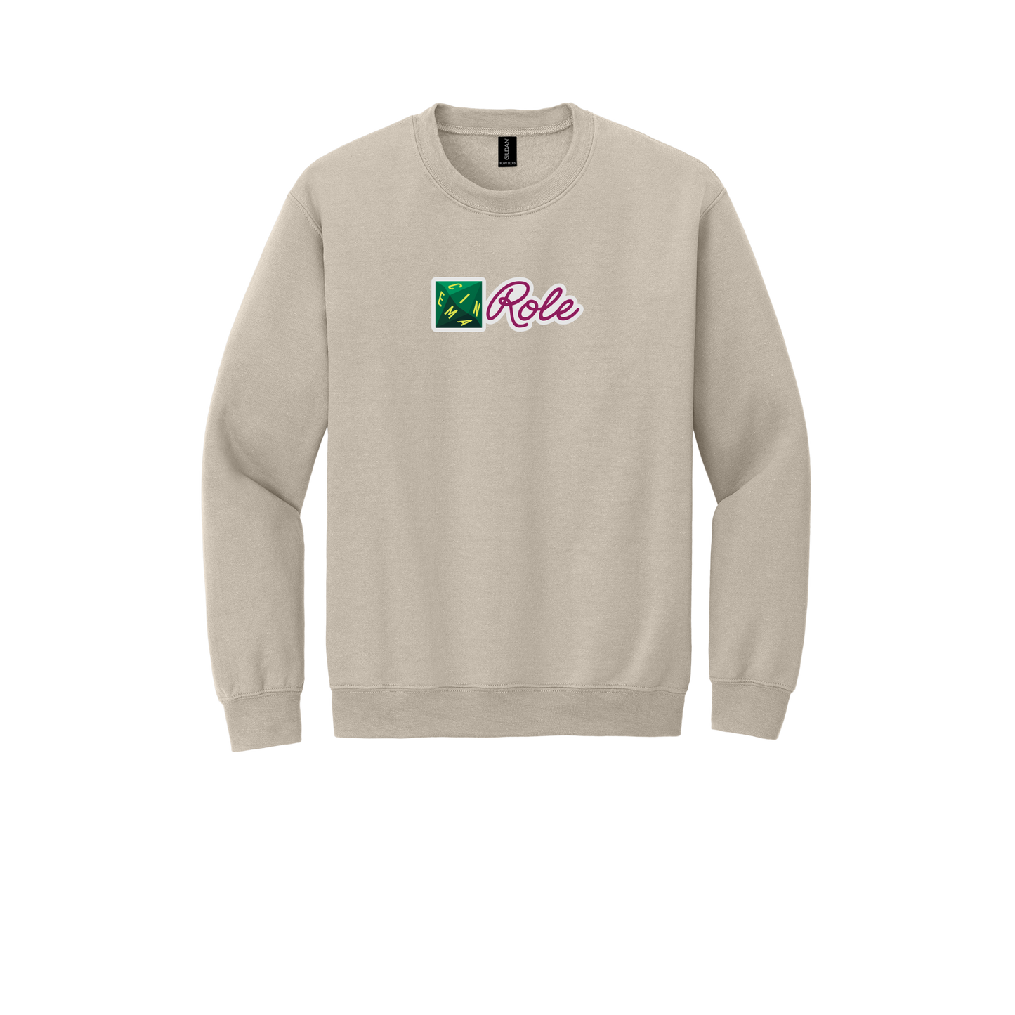 cinemarole-comfort-crewneck-dtf-front-18000-sand-flat-front