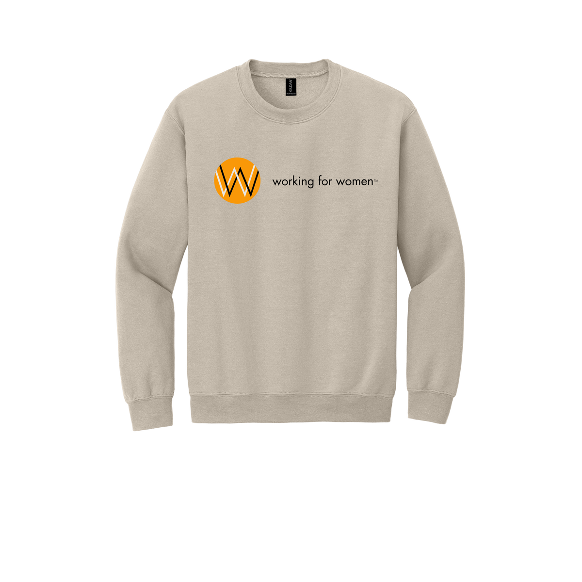 workingforwomen-comfort-crewneck-dtf-front-18000-sand-flat-front