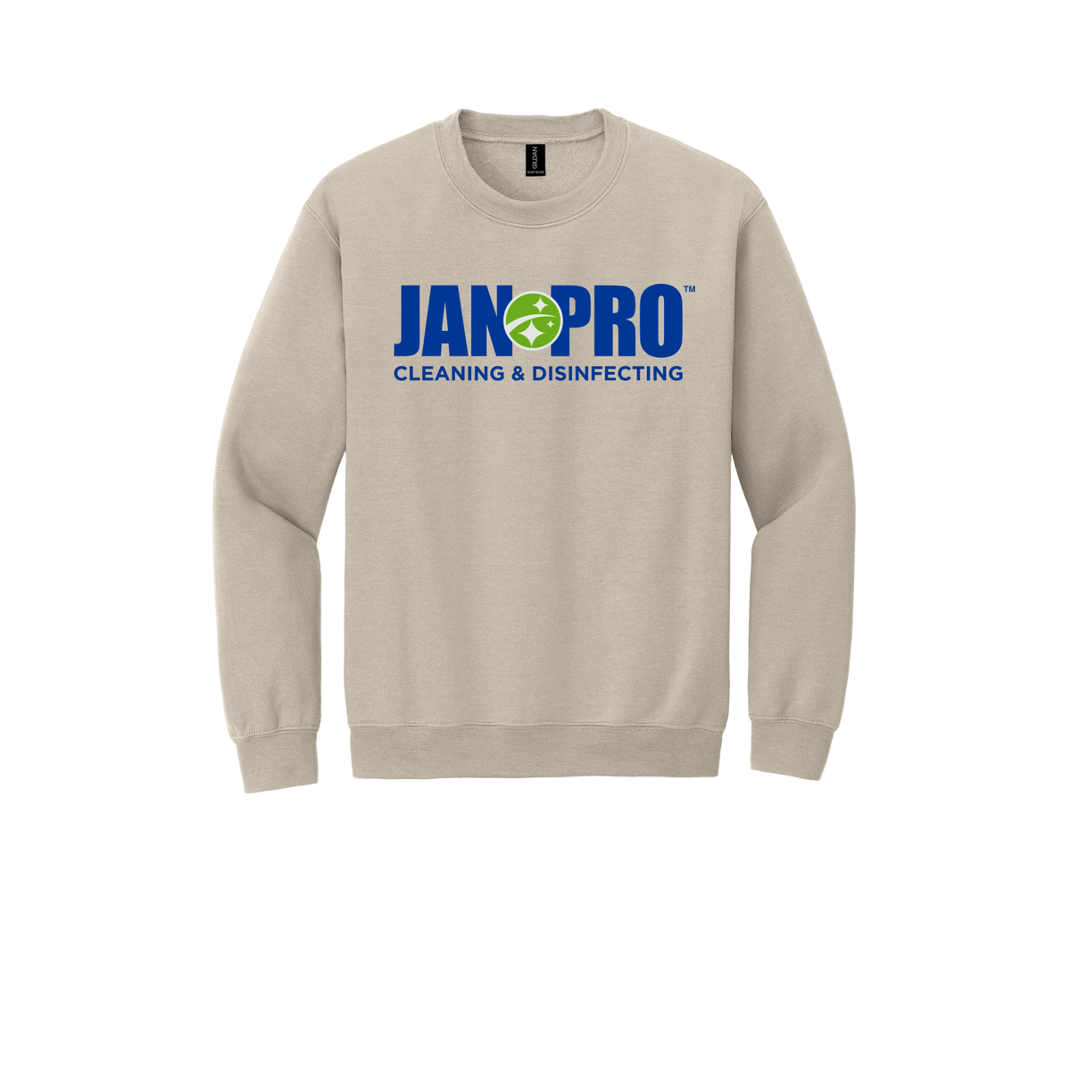 jan-pro-comfort-crewneck-dtf-front-18000-sand-flat-front