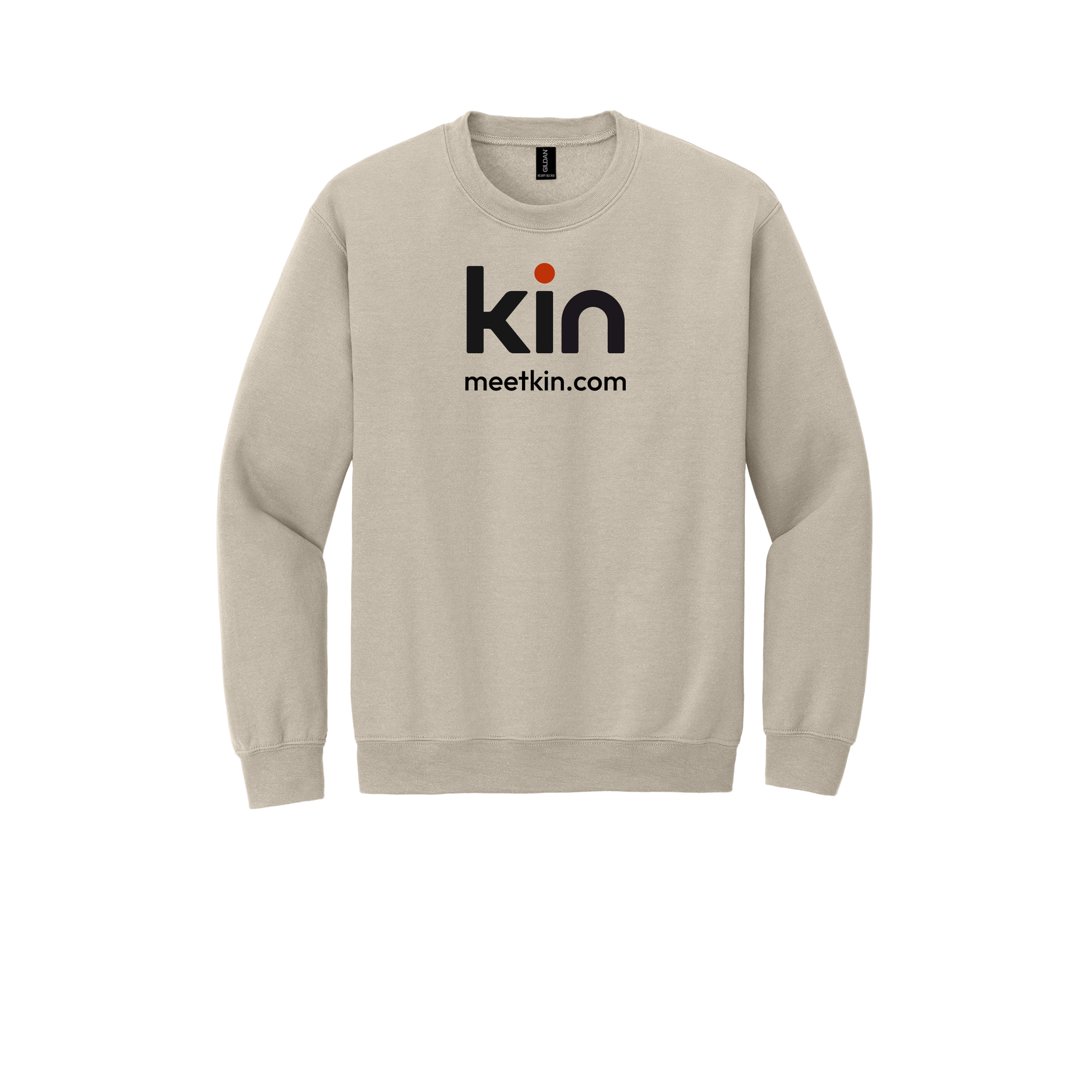 kin-comfort-crewneck-dtf-front-18000-sand-flat-front