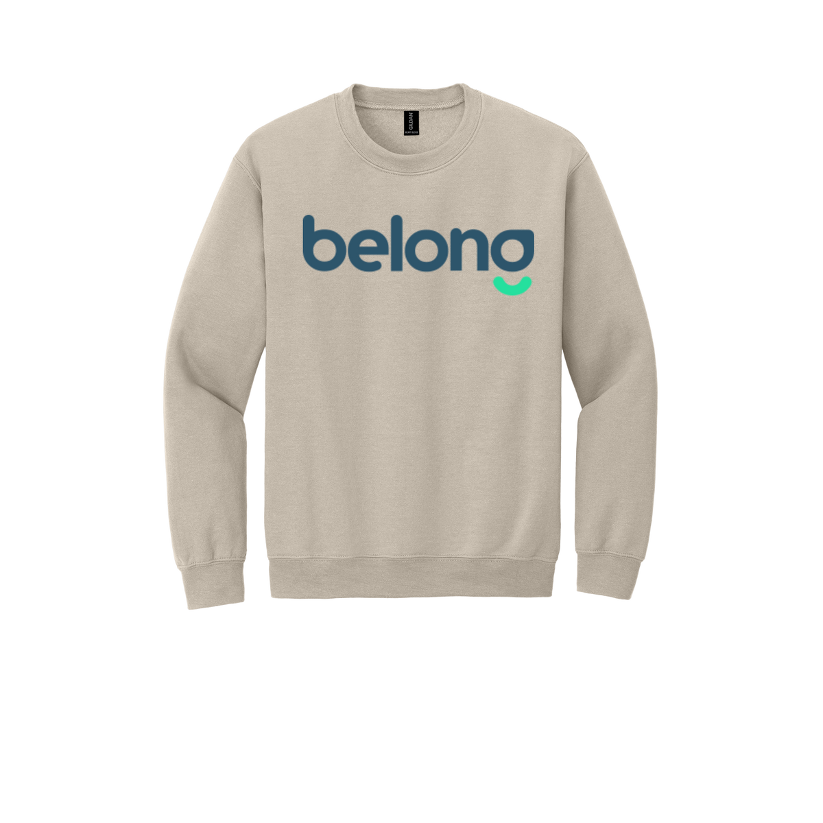 belonghome-comfort-crewneck-dtf-front-18000-sand-flat-front