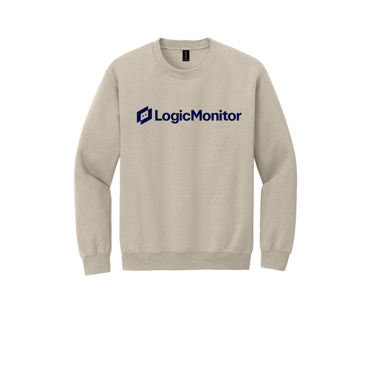logicmonitor-comfort-crewneck-dtf-front-18000-sand-flat-front