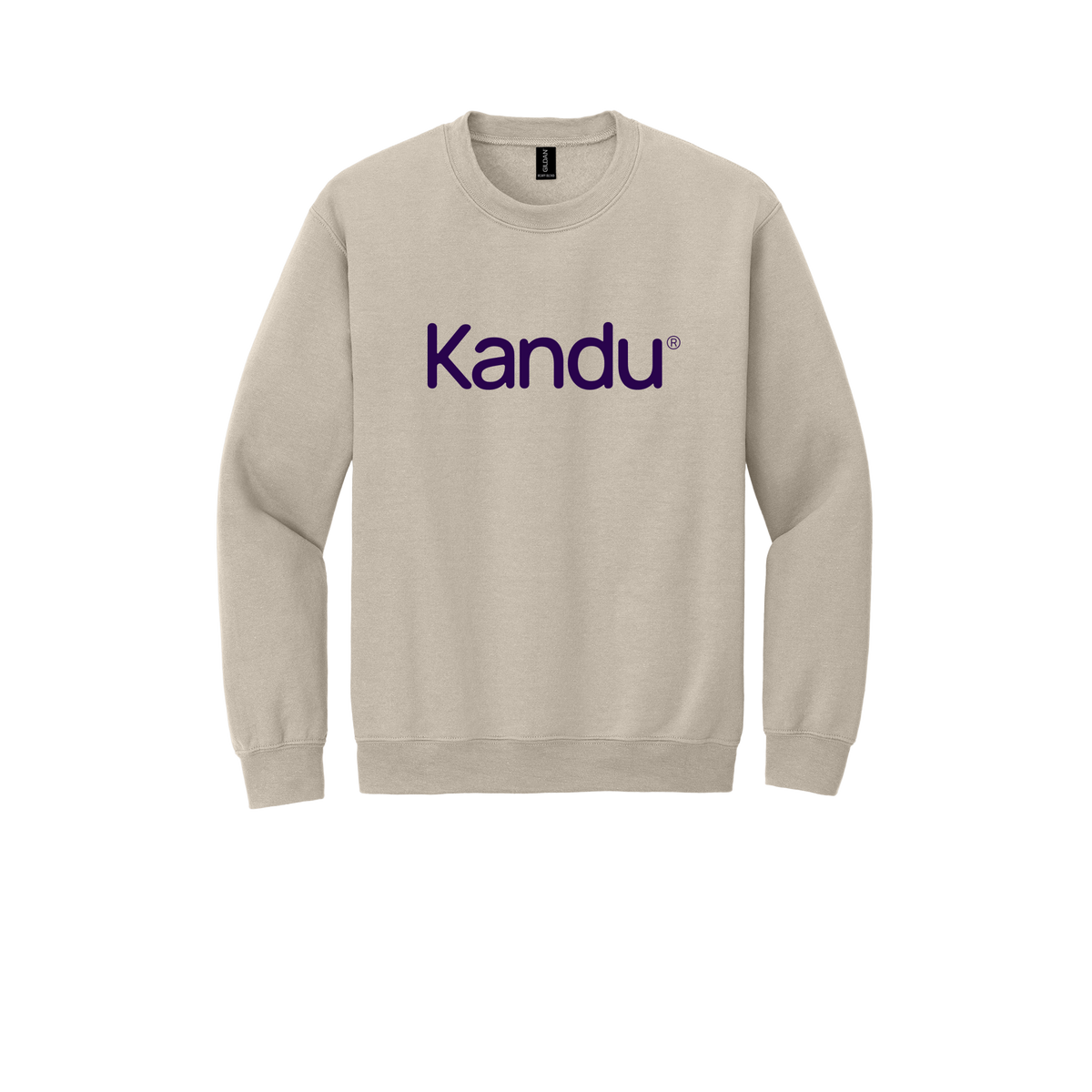 kandu-clinic-comfort-crewneck-dtf-front-18000-sand-flat-front