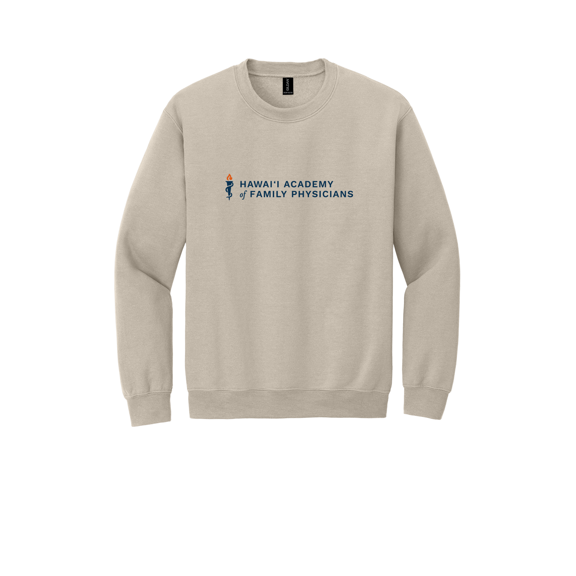 hafp-clinic-comfort-crewneck-dtf-front-18000-sand-flat-front