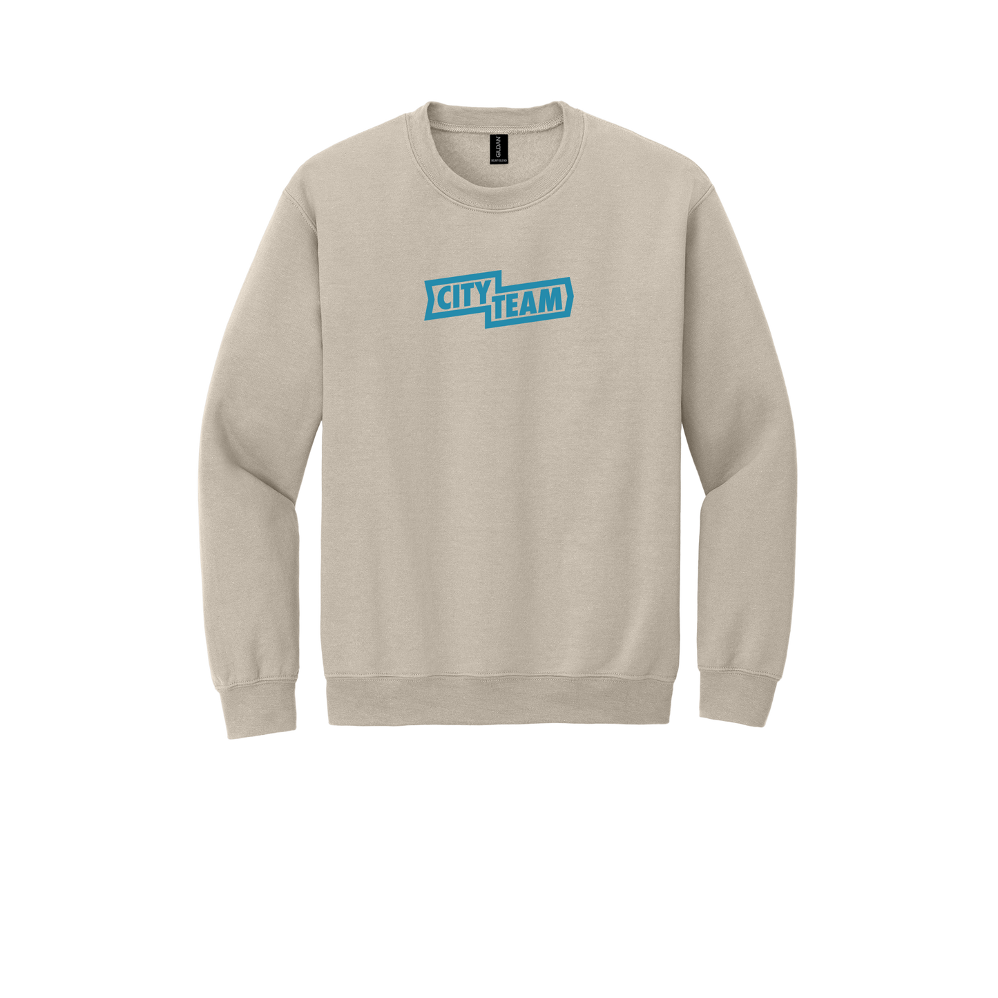 cityteam-comfort-crewneck-dtf-front-18000-sand-flat-front