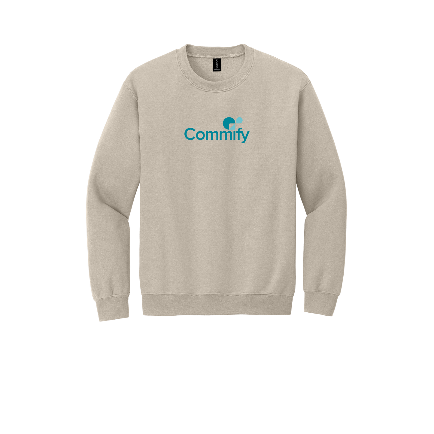 commify-comfort-crewneck-dtf-front-18000-sand-flat-front