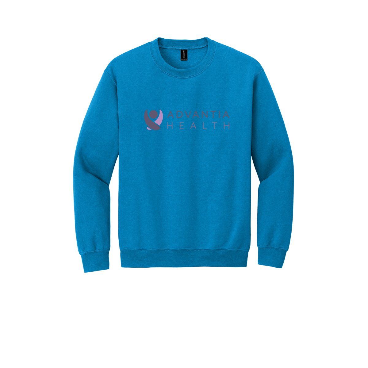 advantiahealth-clinic-comfort-crewneck-dtf-front-18000-sapphire-flat-front
