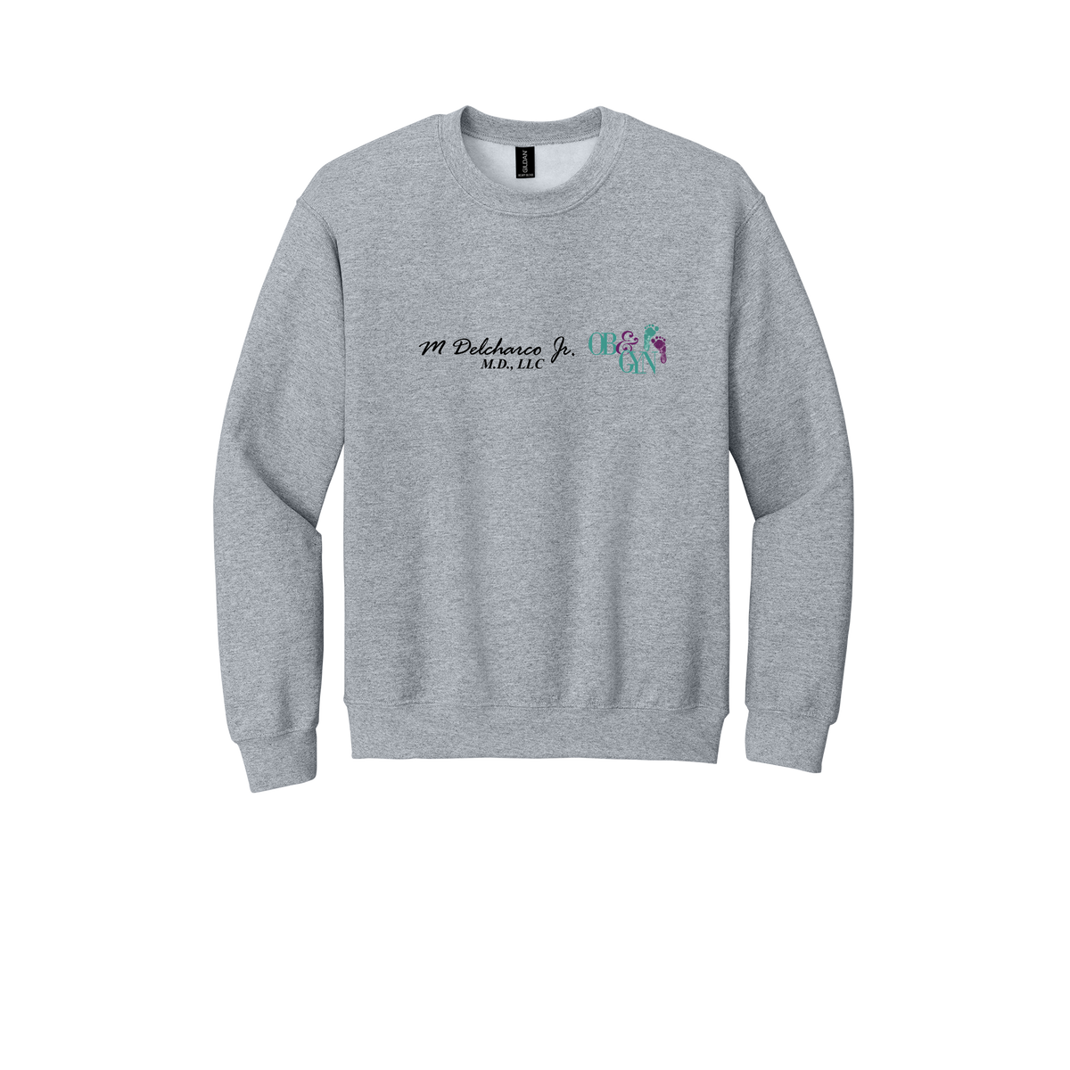 delcharco-clinic-comfort-crewneck-dtf-front-18000-sportgrey-flat-front