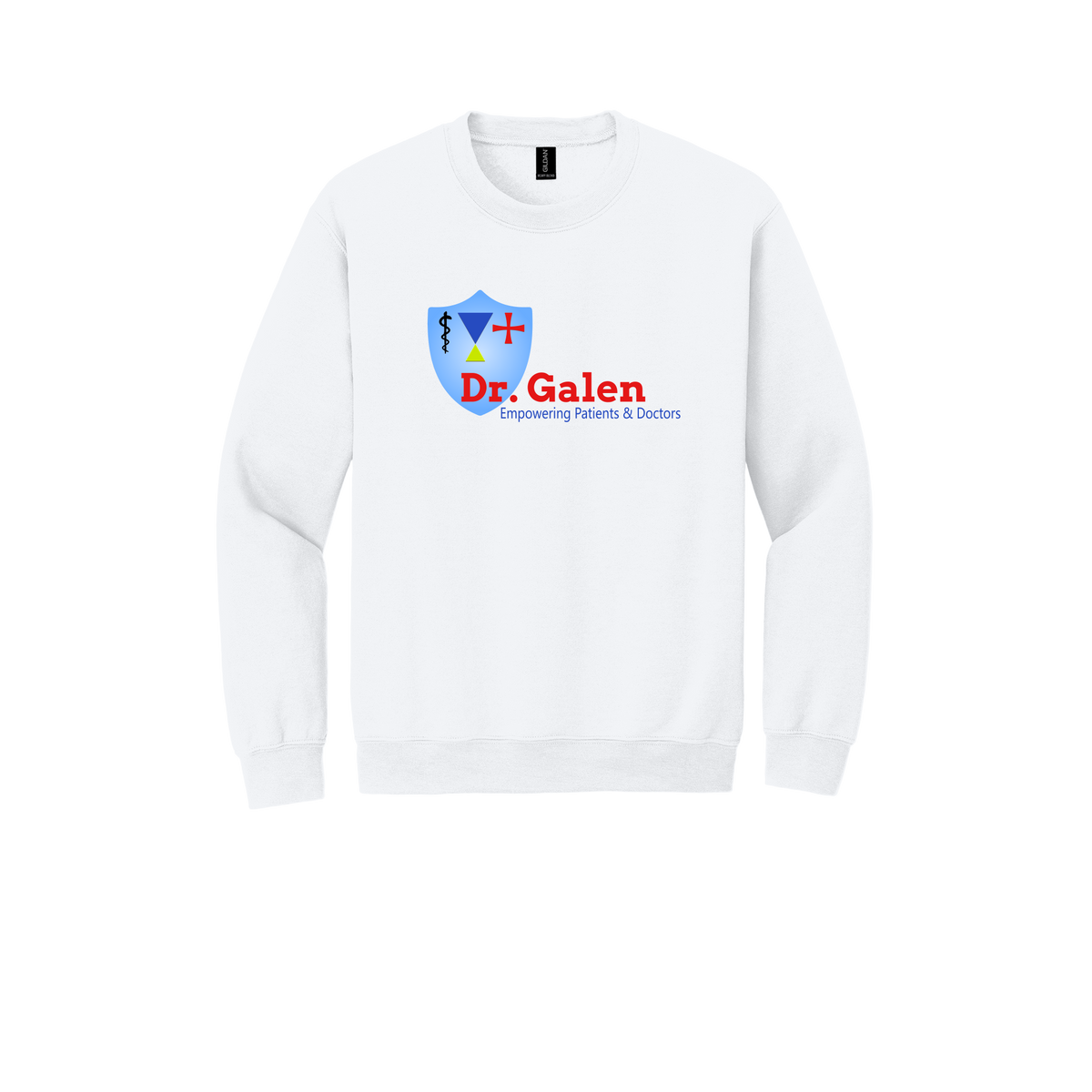 drgalen-clinic-comfort-crewneck-dtf-front-18000-white-flat-front