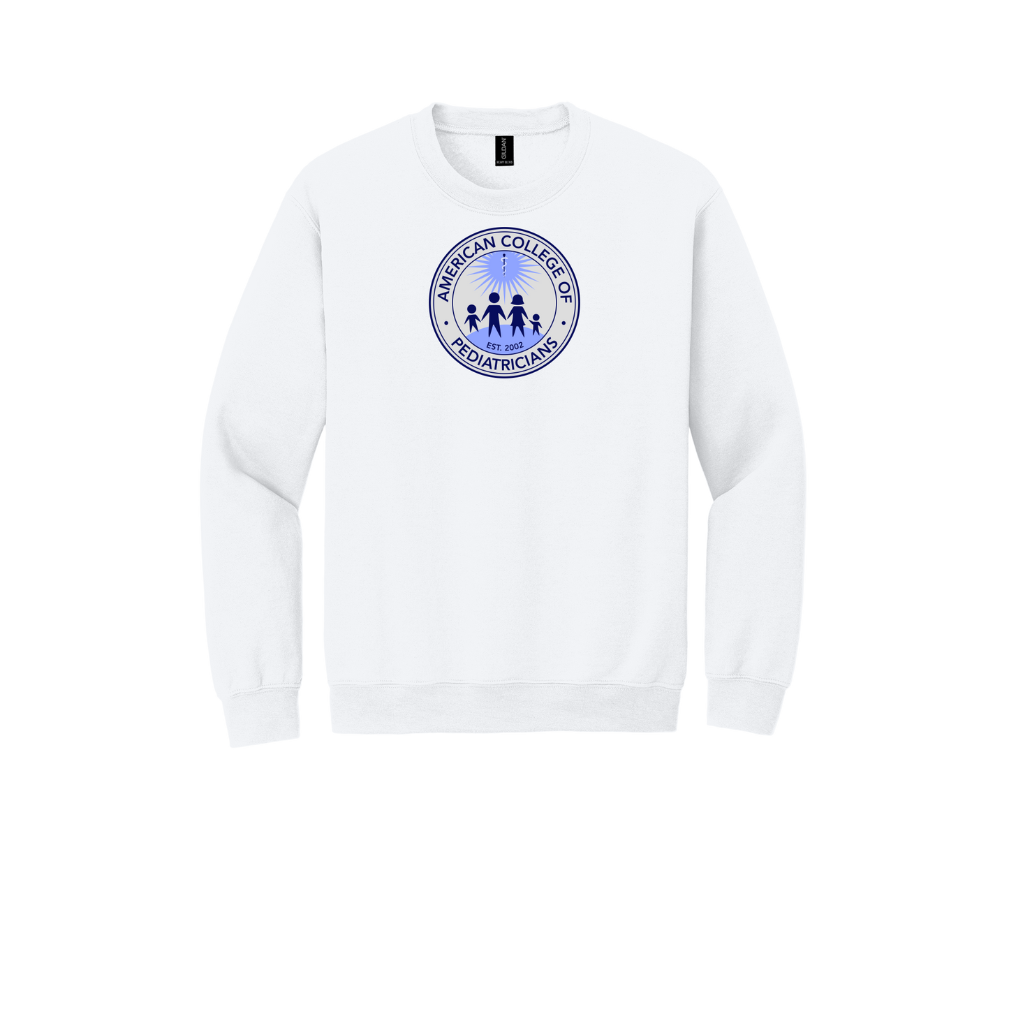 acpeds-clinic-comfort-crewneck-dtf-front-18000-white-flat-front