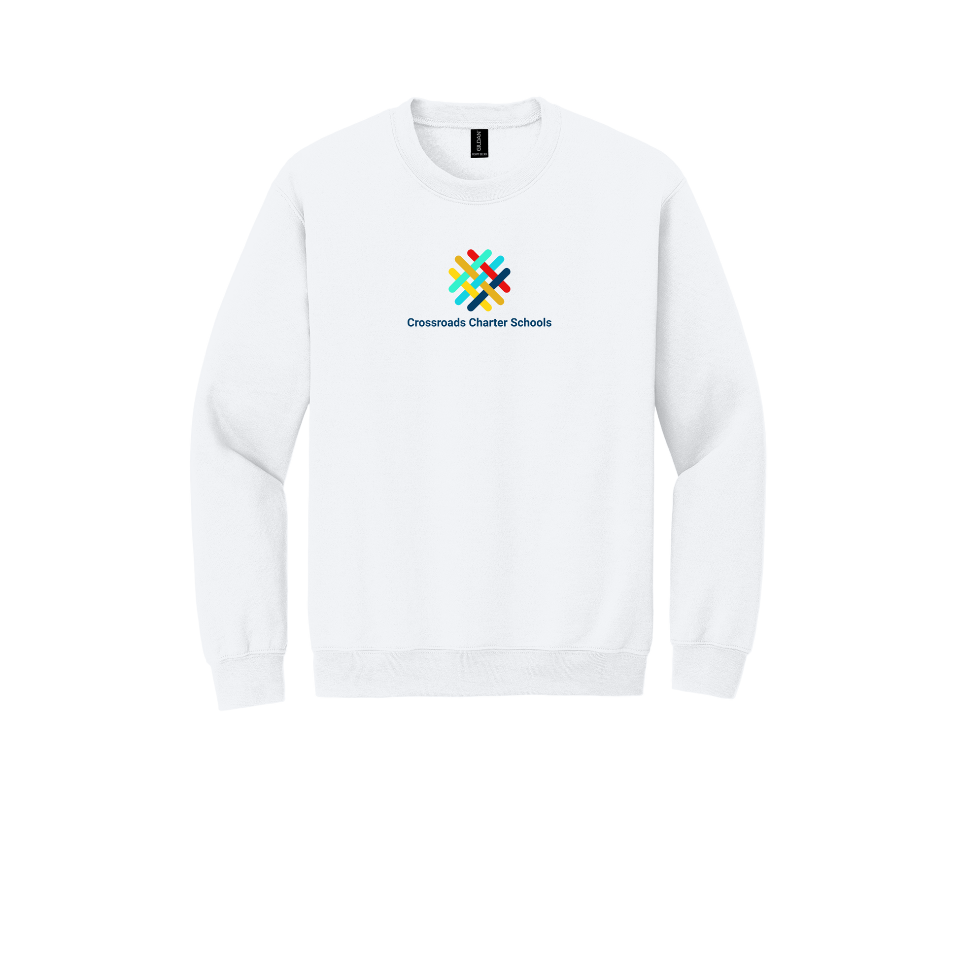 crossroadsschoolskc-comfort-crewneck-dtf-front-18000-white-flat-front