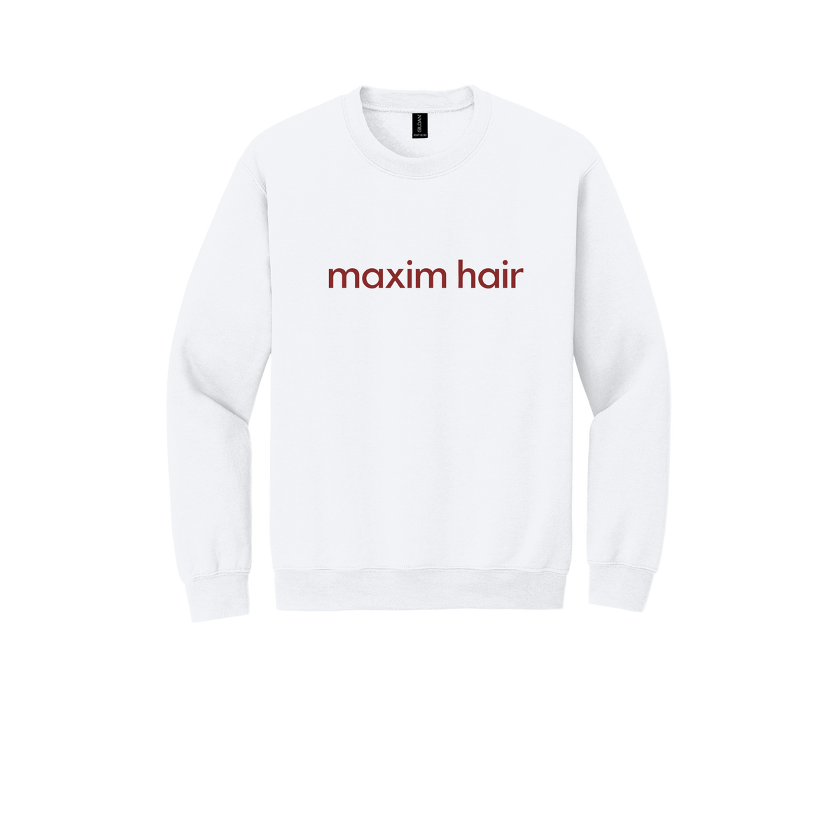 maximhairrestoration-clinic-comfort-crewneck-dtf-front-18000-white-flat-front