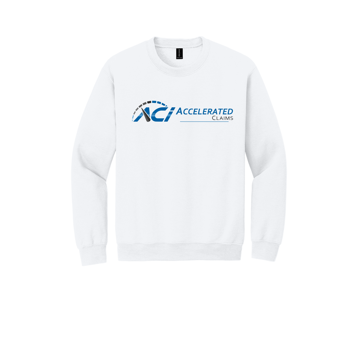 accelclaims-comfort-crewneck-dtf-front-18000-white-flat-front