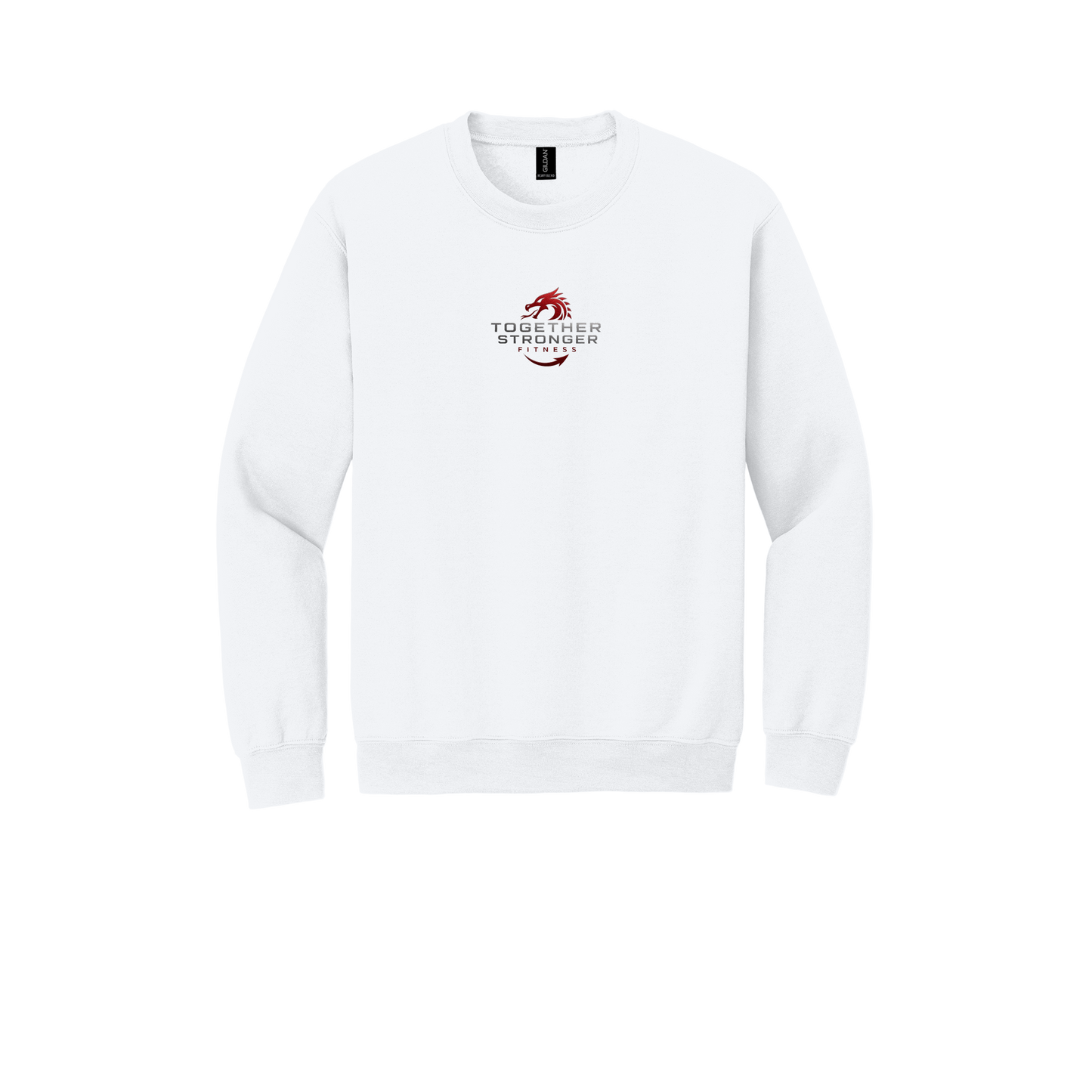 togetherstrongerfitness-comfort-crewneck-dtf-front-18000-white-flat-front