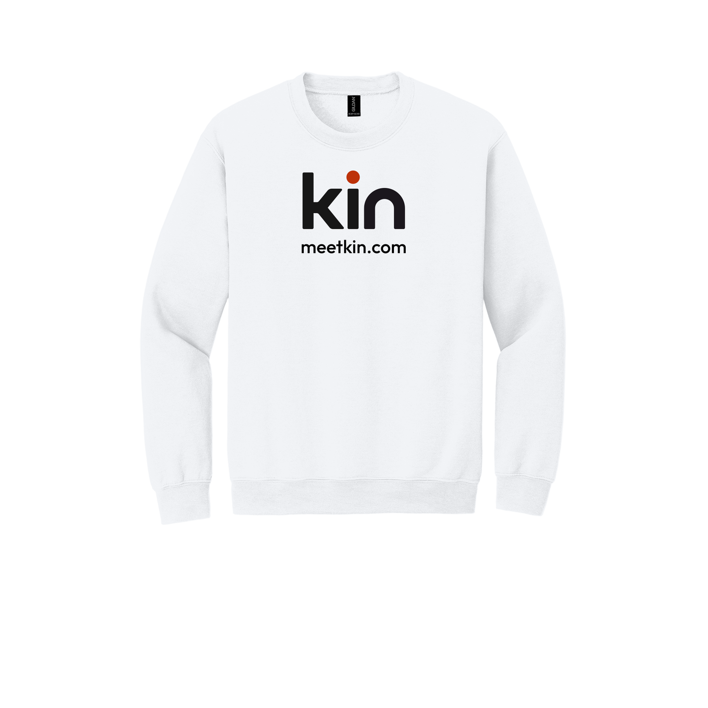 kin-comfort-crewneck-dtf-front-18000-white-flat-front