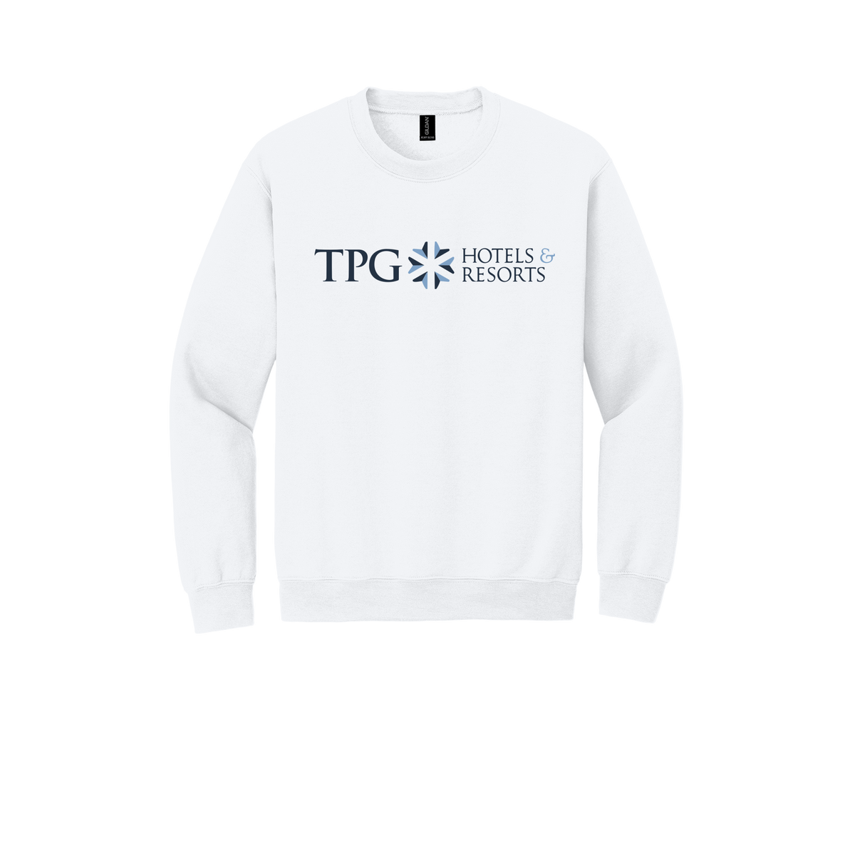 tpghotelsandresorts-comfort-crewneck-dtf-front-18000-white-flat-front