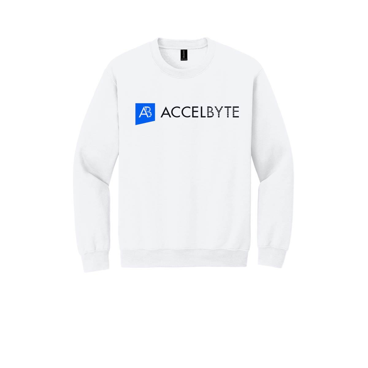 accelbyte-comfort-crewneck-dtf-front-18000-white-flat-front