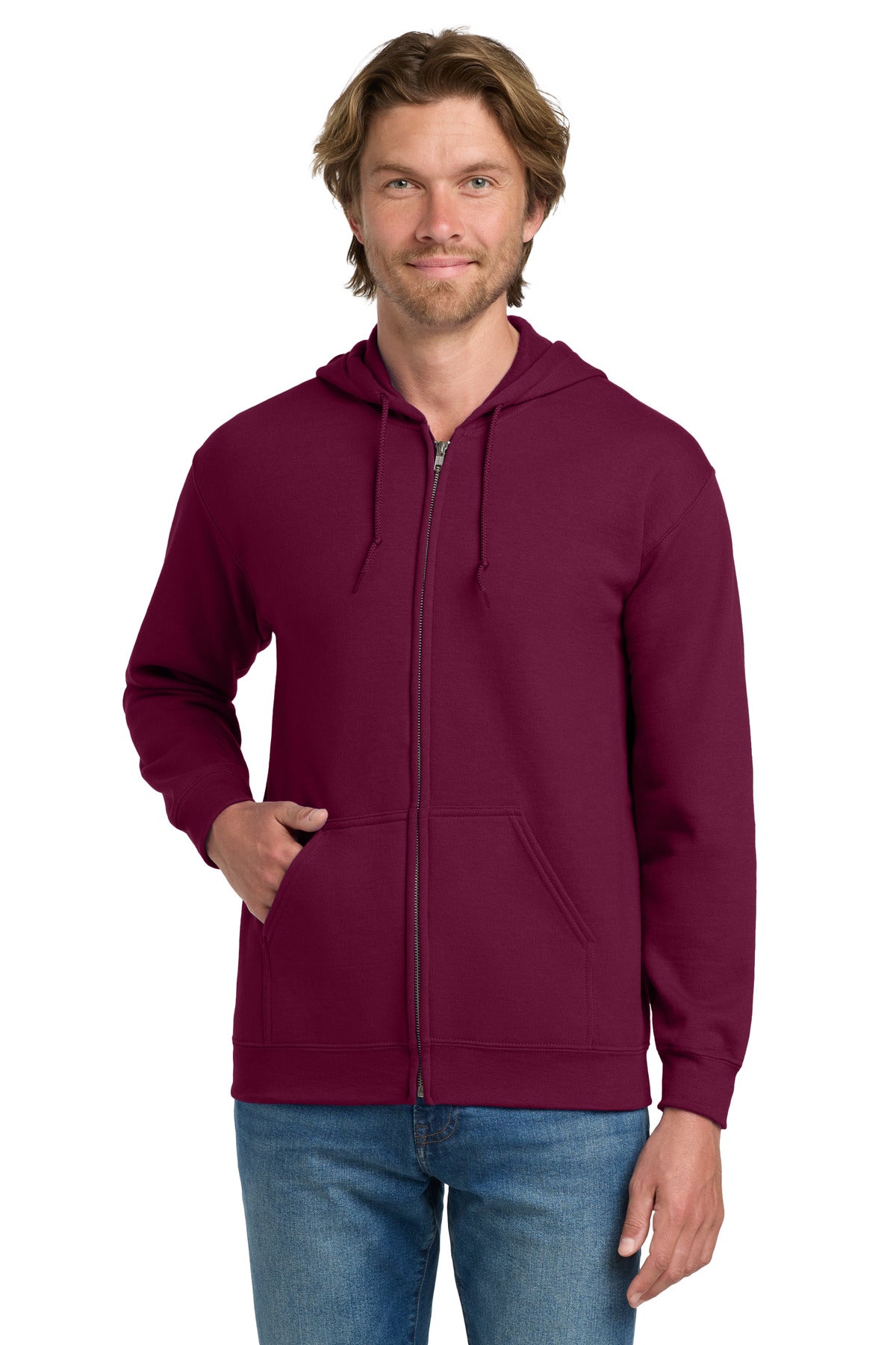 Gildan® - Heavy Blend™ Full-Zip Hooded Sweatshirt. 18600