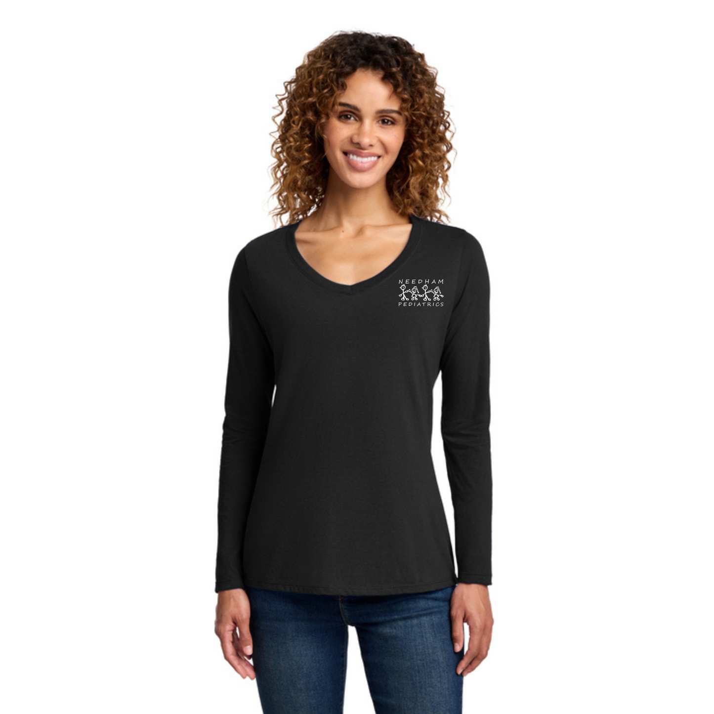 Women's Long Sleeve V-Neck Tee