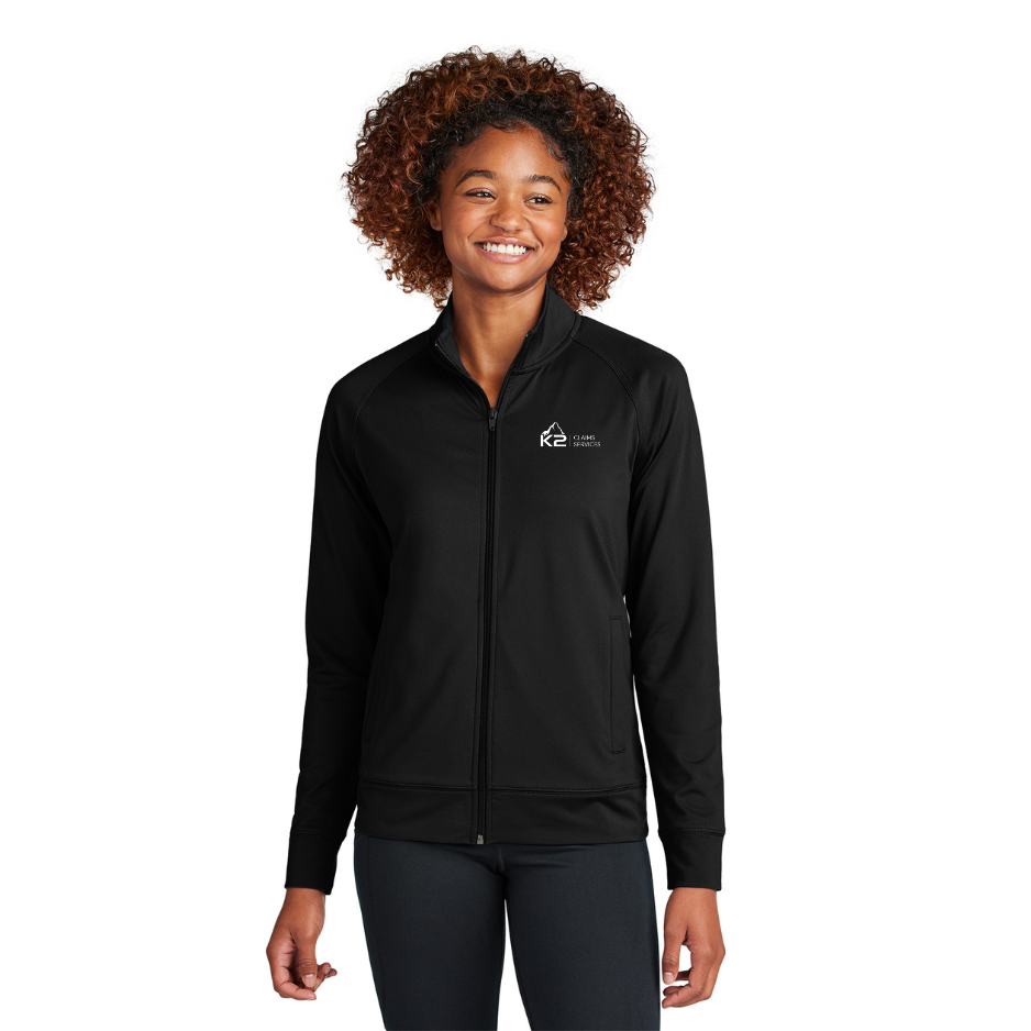 K2 Claims Sport-Tek® Women's Sport-Wick® Stretch Full-Zip Cadet Jacket