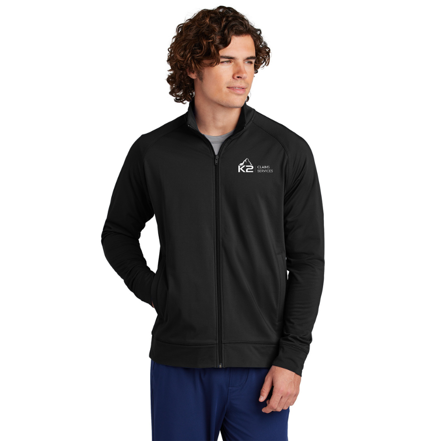 K2 Claims Sport-Tek® Sport-Wick® Stretch Full-Zip Cadet Jacket