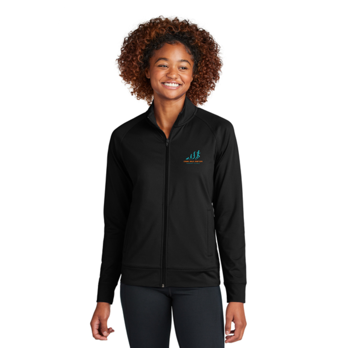 Sport-Tek® Women's Sport-Wick® Stretch Full-Zip Jacket